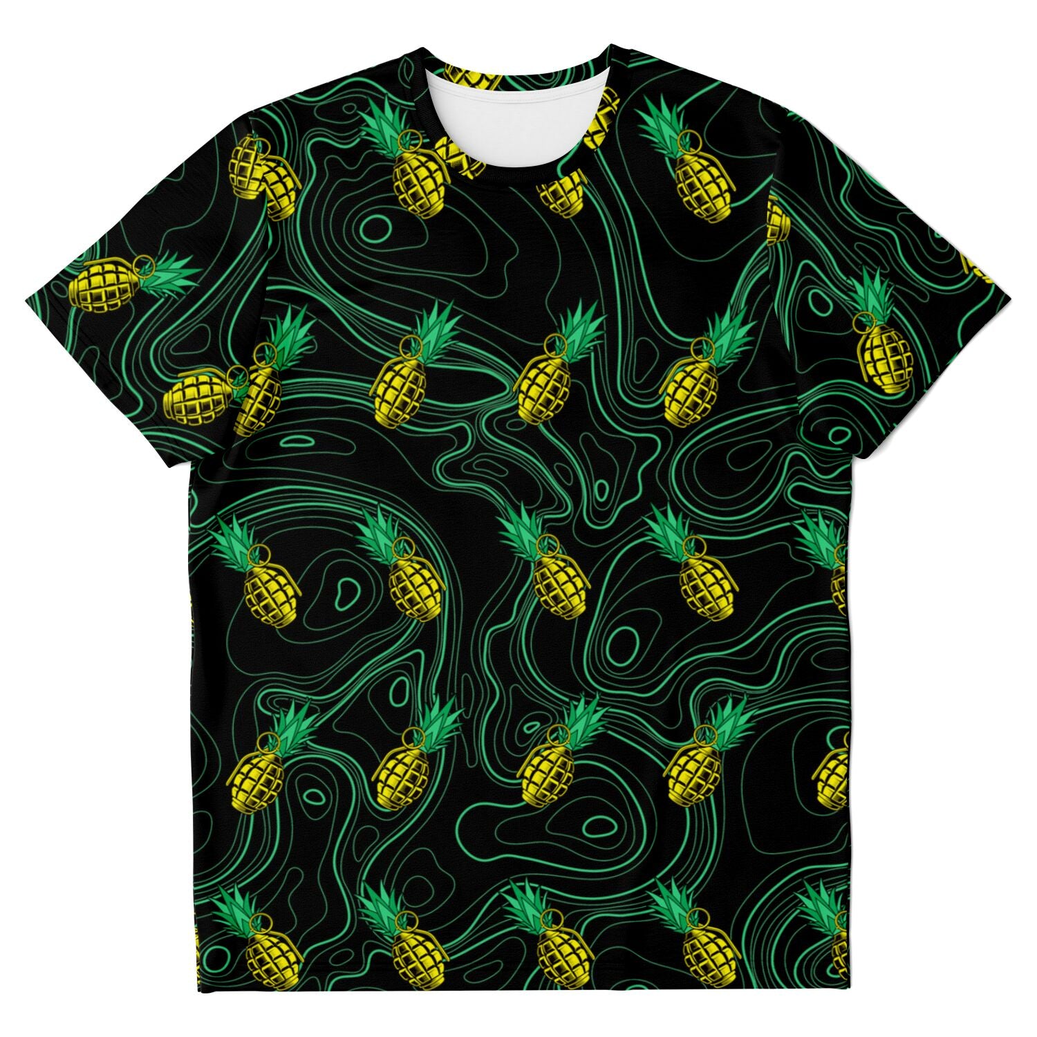 Camiseta con la muerte de la piña de Rad Palm