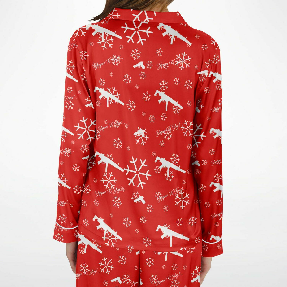 Rad Palm Yippee Ki Yay Women's Satin Pajamas