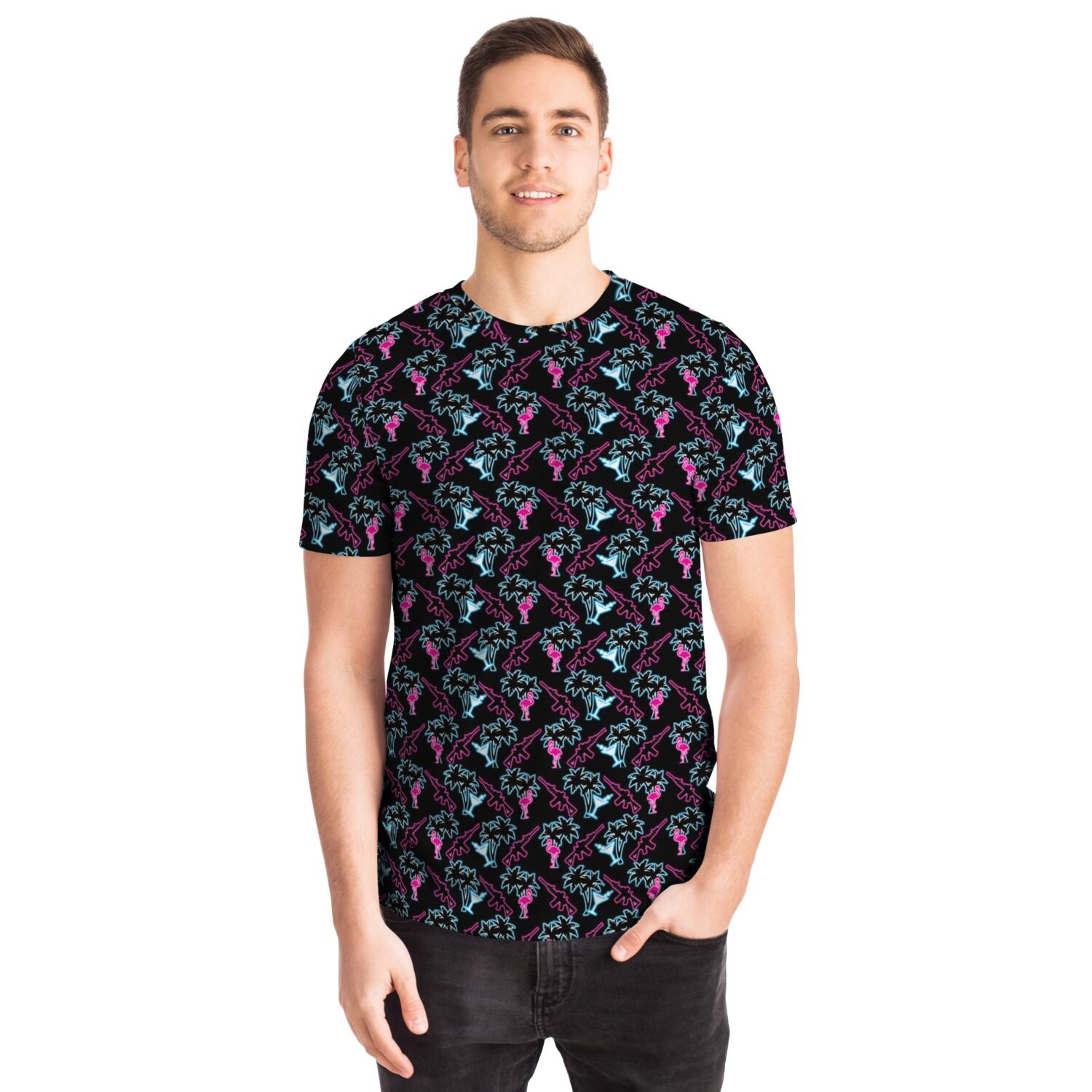 Camiseta Rad Palm Neon Attack