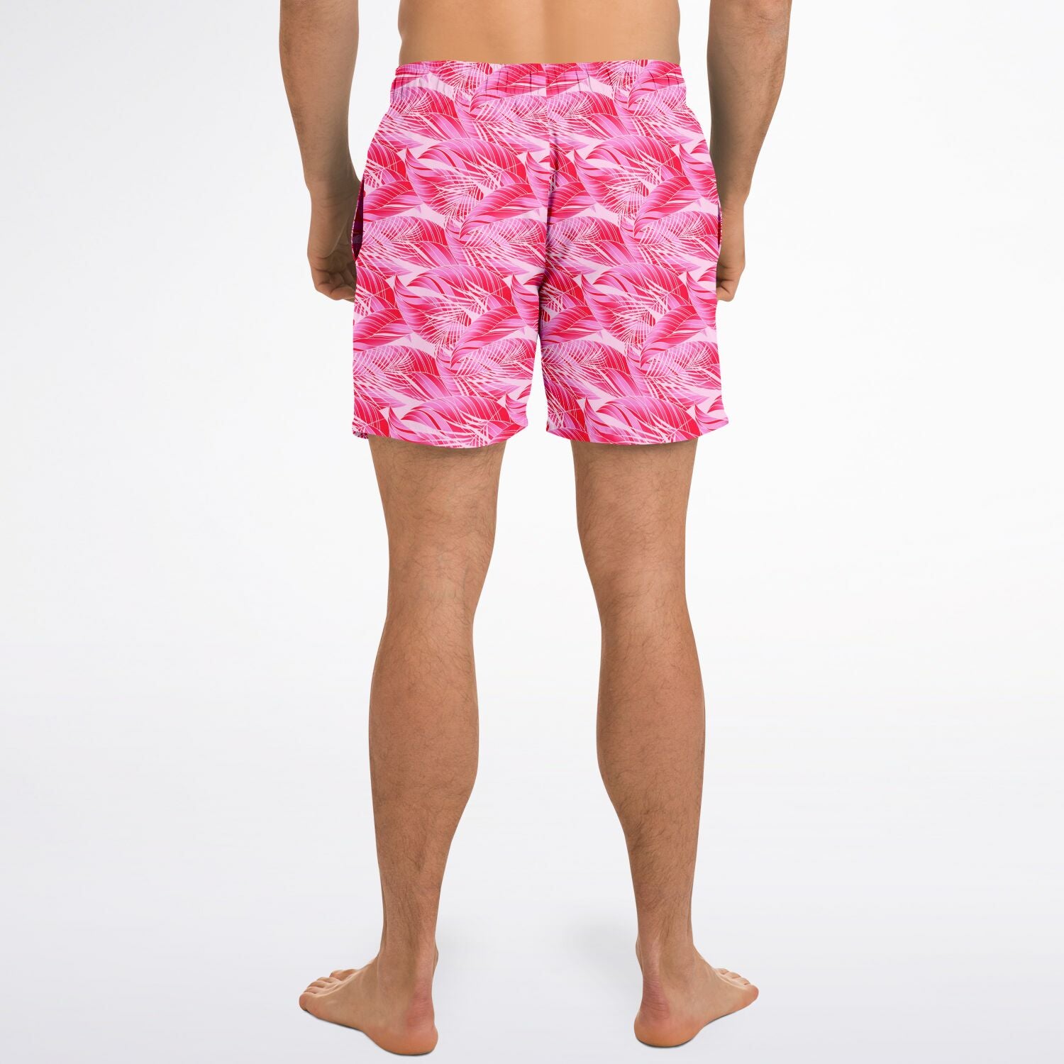 Bañador para hombre en color rosa tropical de Rad Palm
