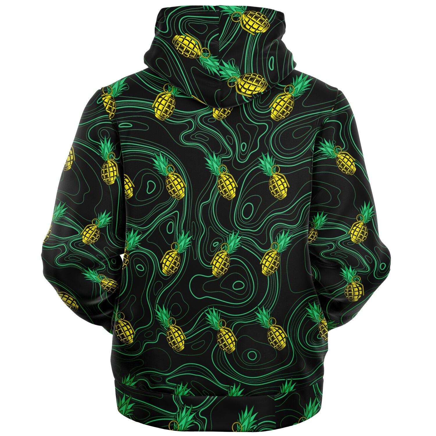 Rad Palm Pineapple Death Fleece Lined Hoodie