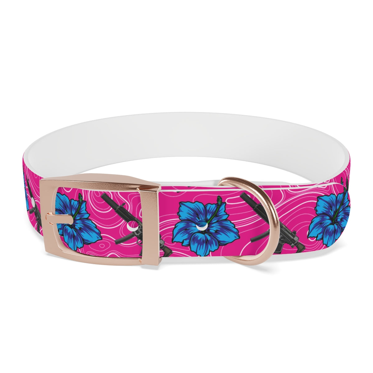 Collar para perros con hibisco de alta capacidad Rad Palm