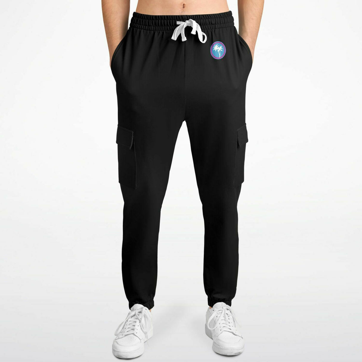 Rad Palm Cargo Sweatpants Glocktanamo Bay Pocket Art