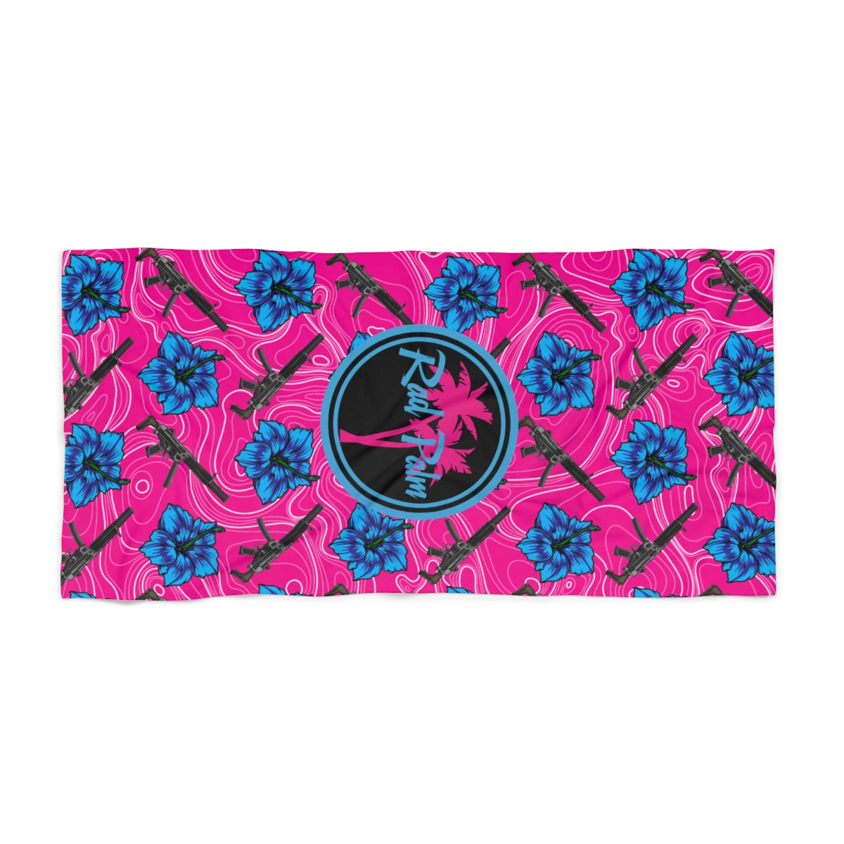Rad Palm High Capacity Hibiscus Beach Towel
