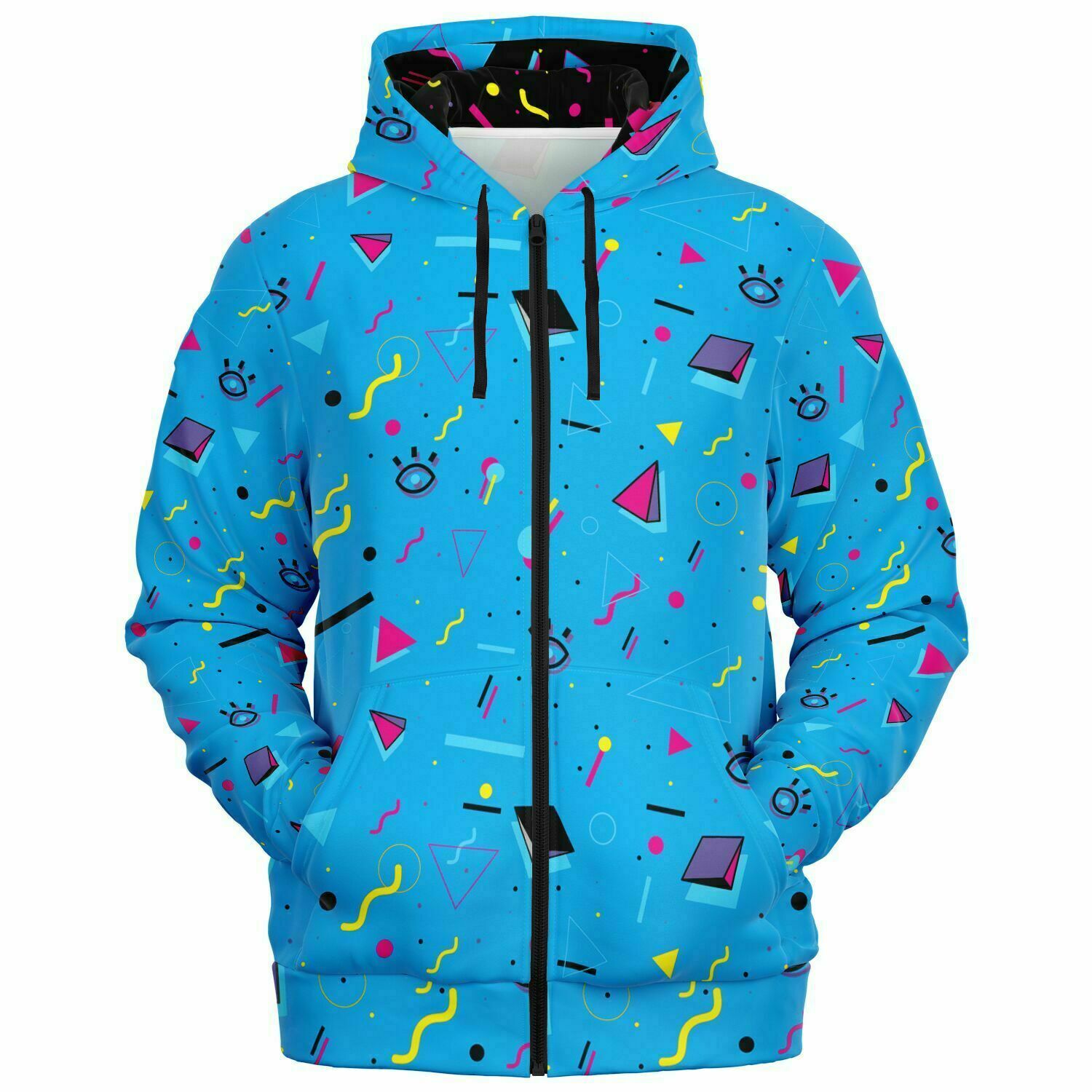 Rad Palm Blue Monday Zip Up Hoodie