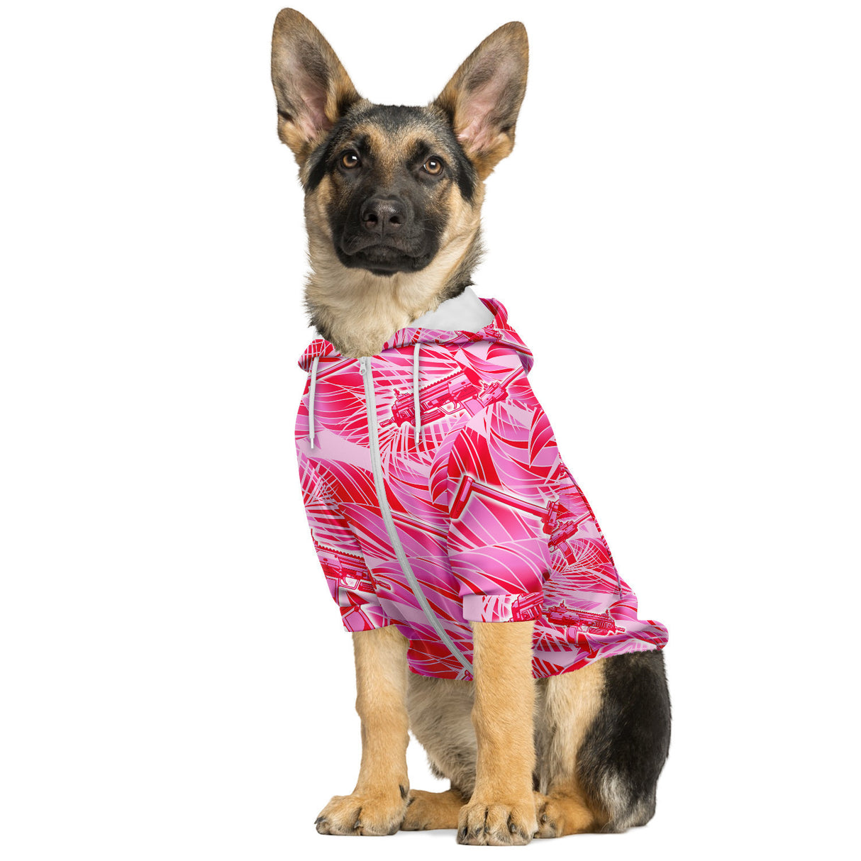 Sudadera con capucha para perros Rad Palm Tropic 7