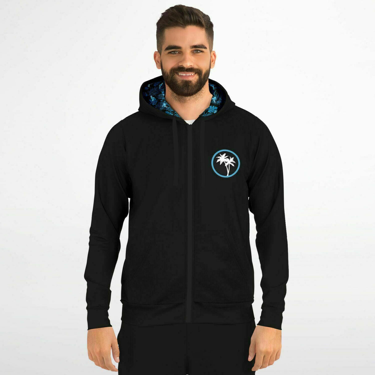 Rad Palm Icon Party Like A Flock Star Zip Up Hoodie