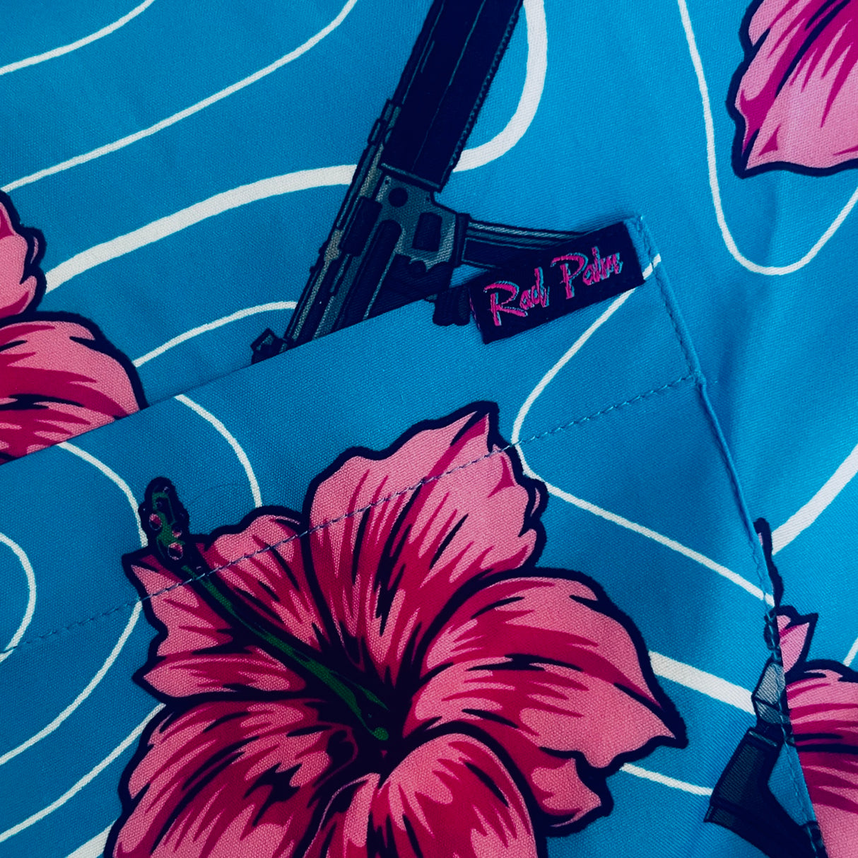 High Capacity Hibiscus Blue