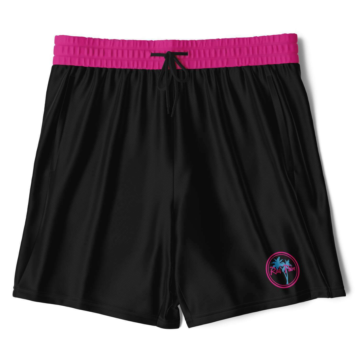 Rad Palm Neon Flamingo Men's 2-in-1 Shorts
