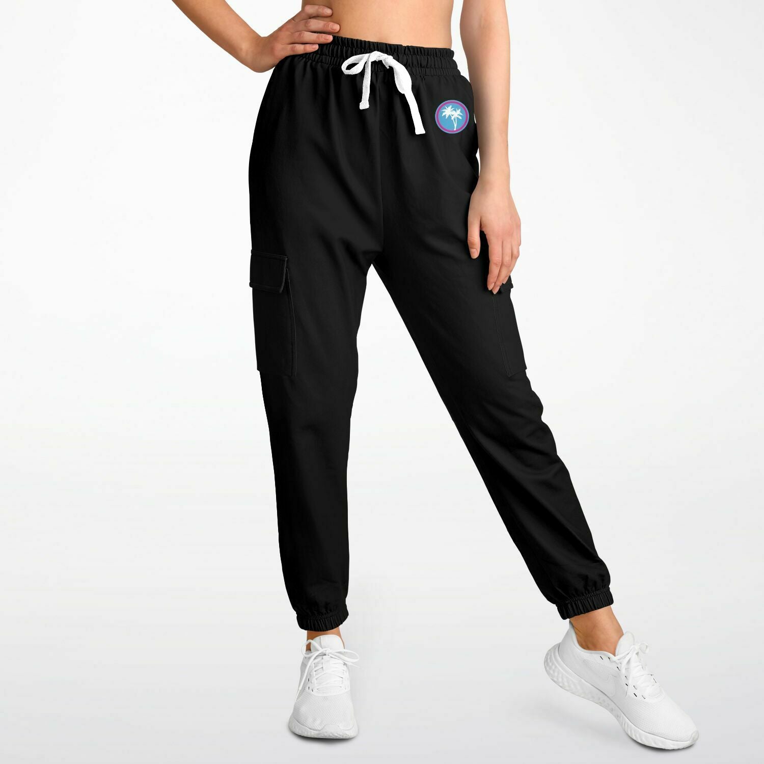 Rad Palm Cargo Sweatpants Glocktanamo Bay Pocket Art