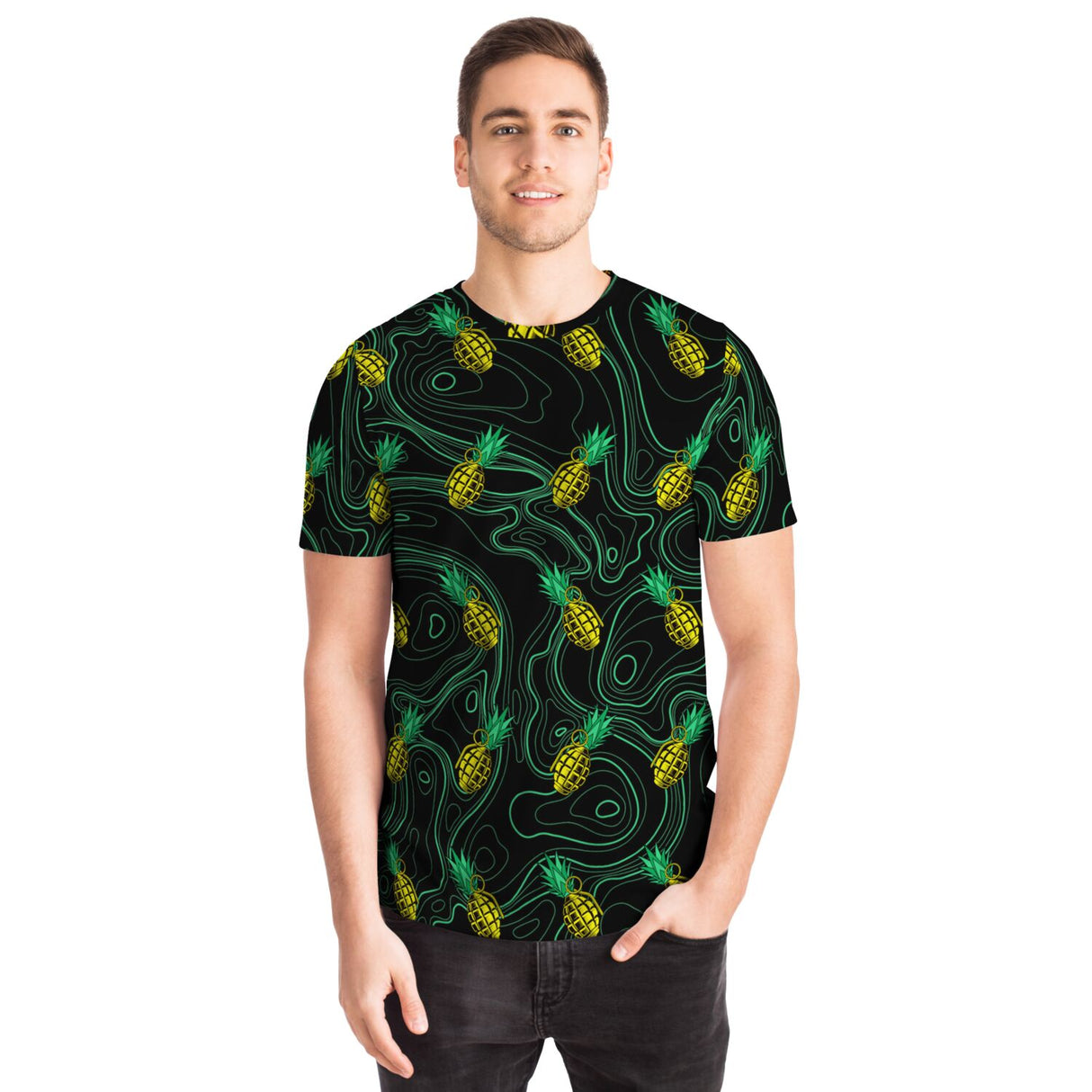 Camiseta con la muerte de la piña de Rad Palm