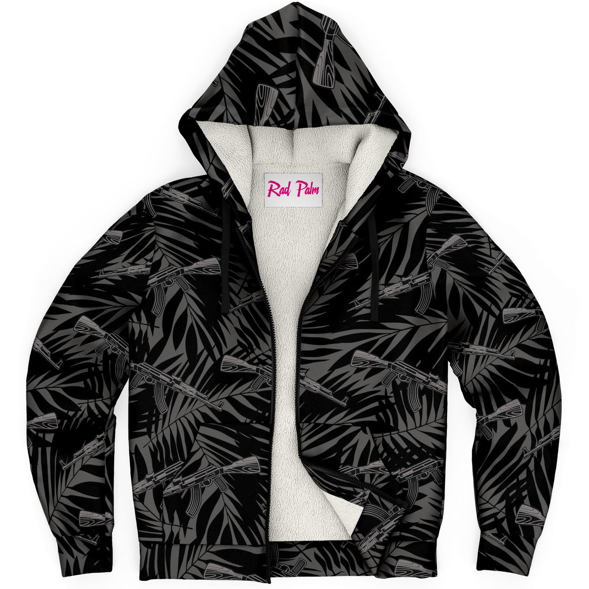 Rad Palm Midnight AK Fleece Lined Hoodie