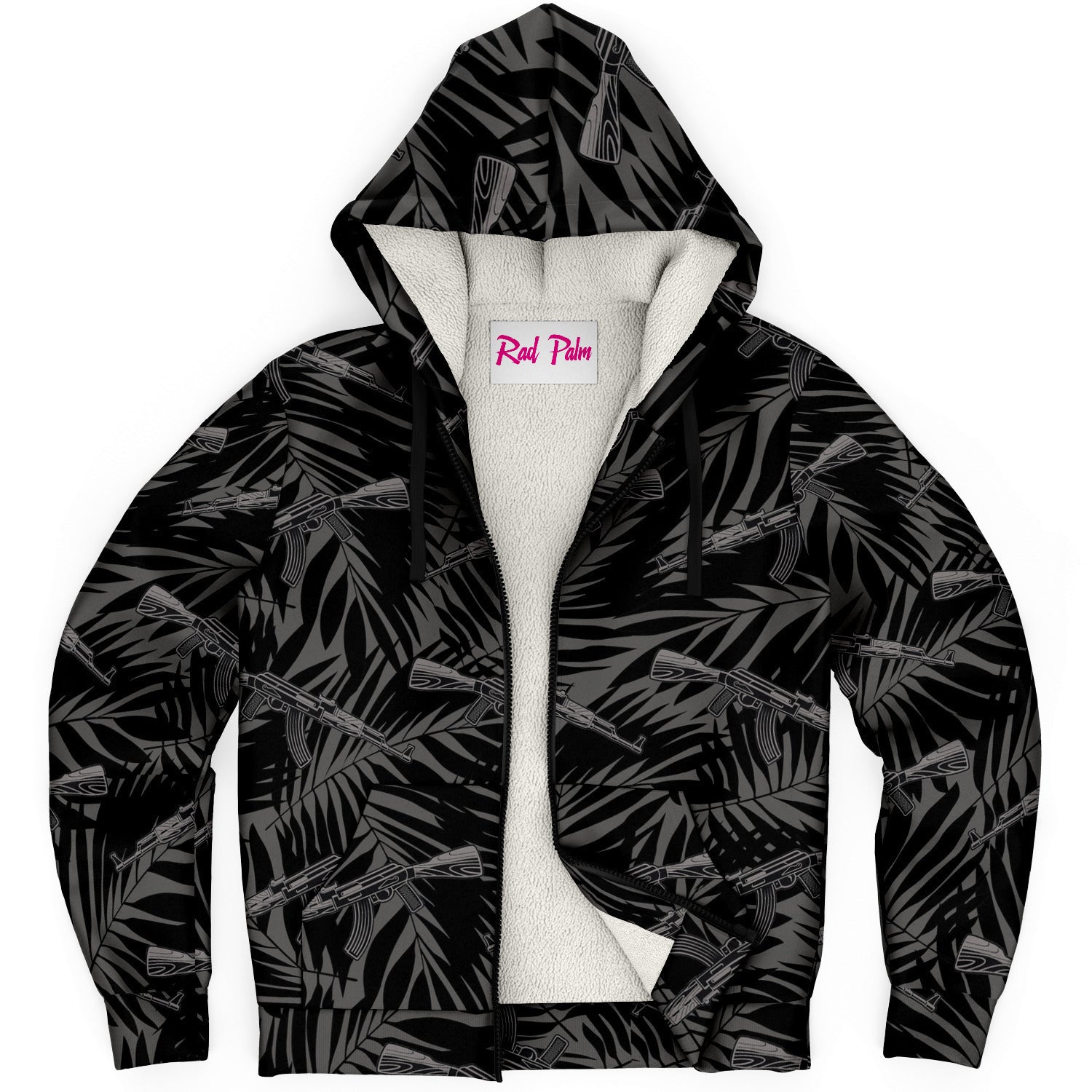 Rad Palm Midnight AK Fleece Lined Hoodie