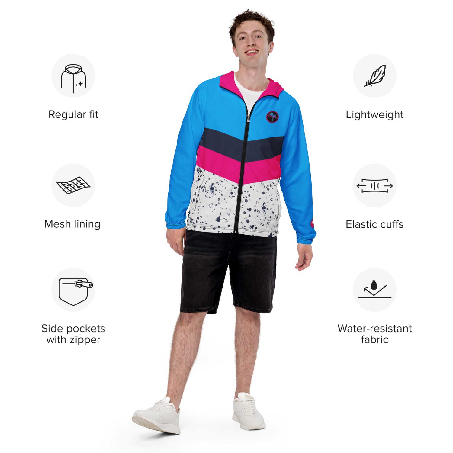 Cortavientos Rad Palm Bottoms Up V2 para hombre