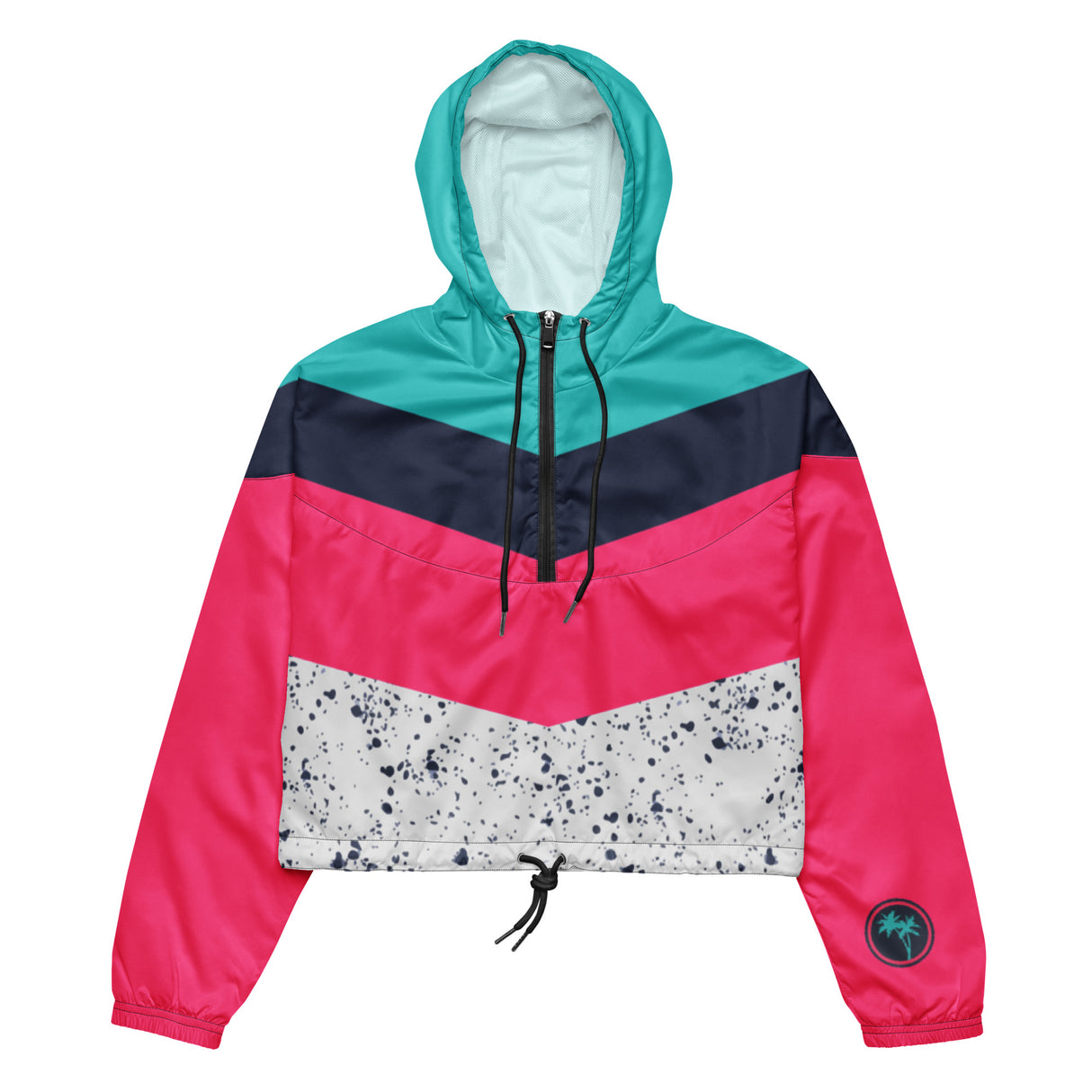 Rad Palm Bottoms Up Women’s Cropped Windbreaker