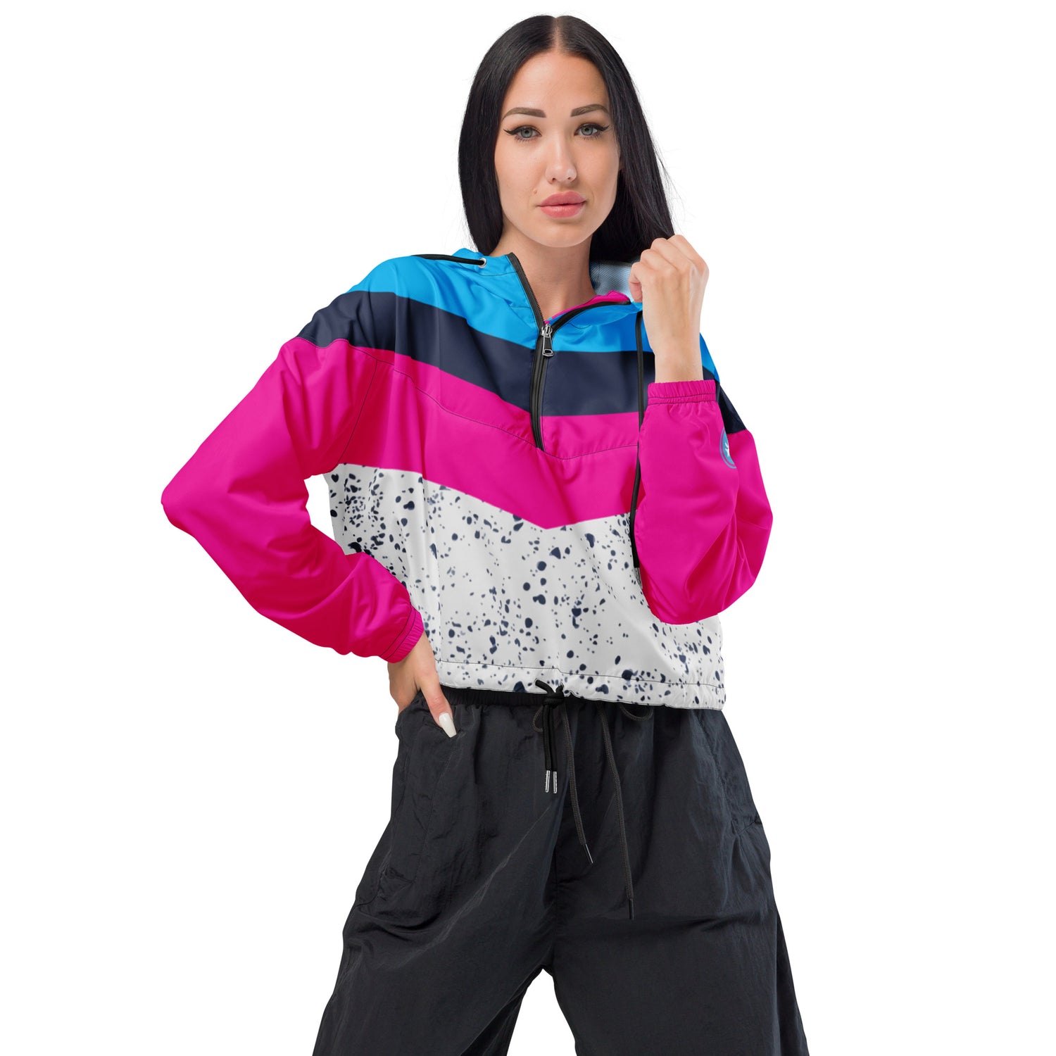 Cortavientos corto Bottoms Up V2 para mujer de Rad Palm
