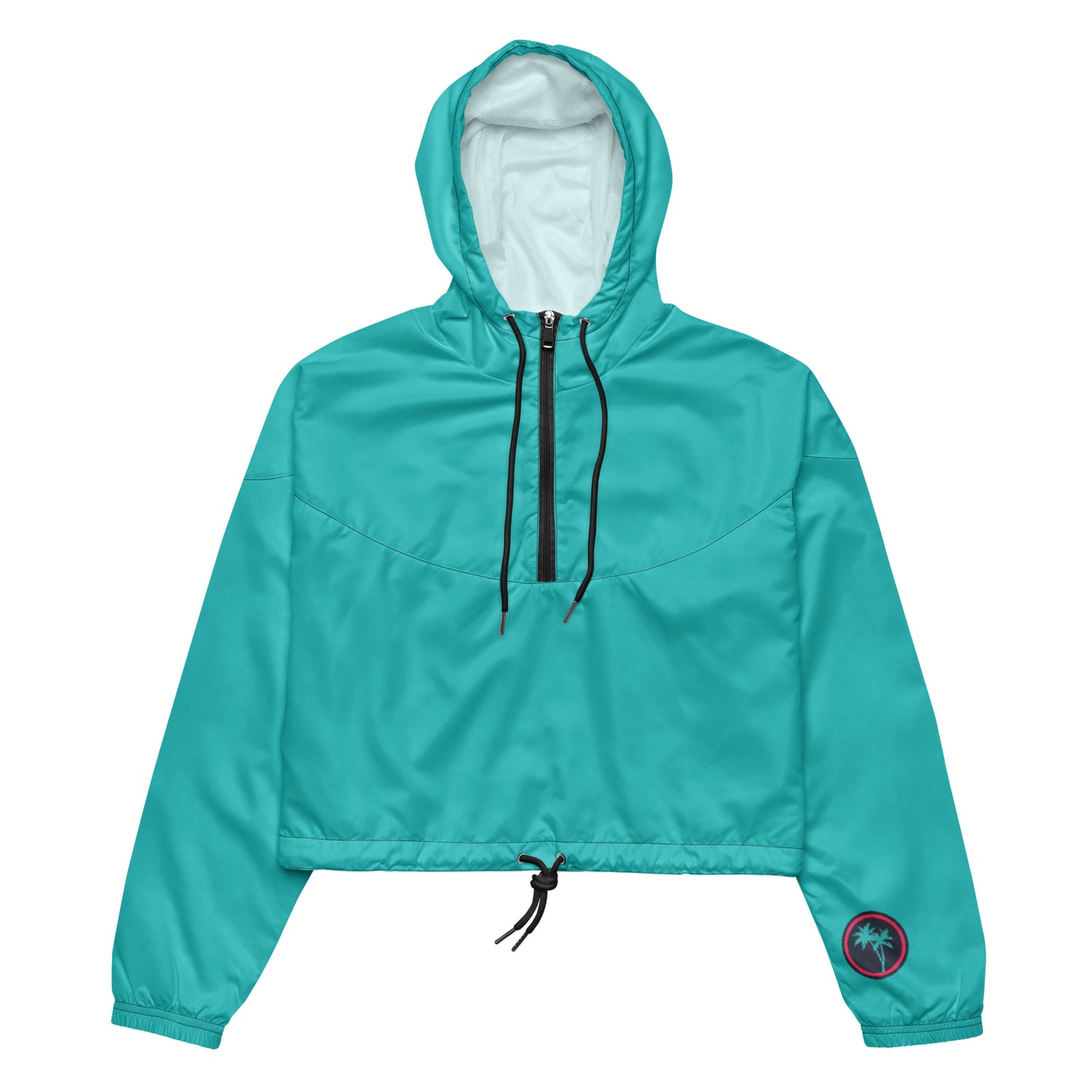 Cortavientos corto para mujer Rad Palm Teal