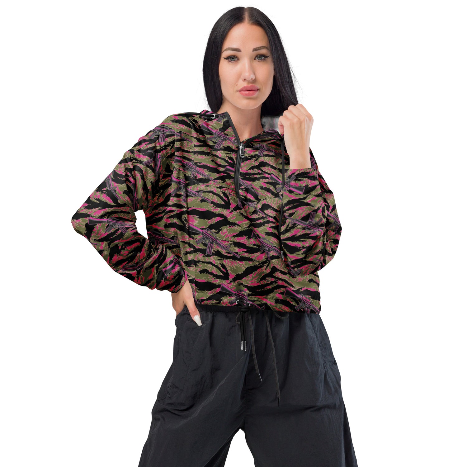 Cortavientos corto para mujer Rad Palm Da Nang Disco