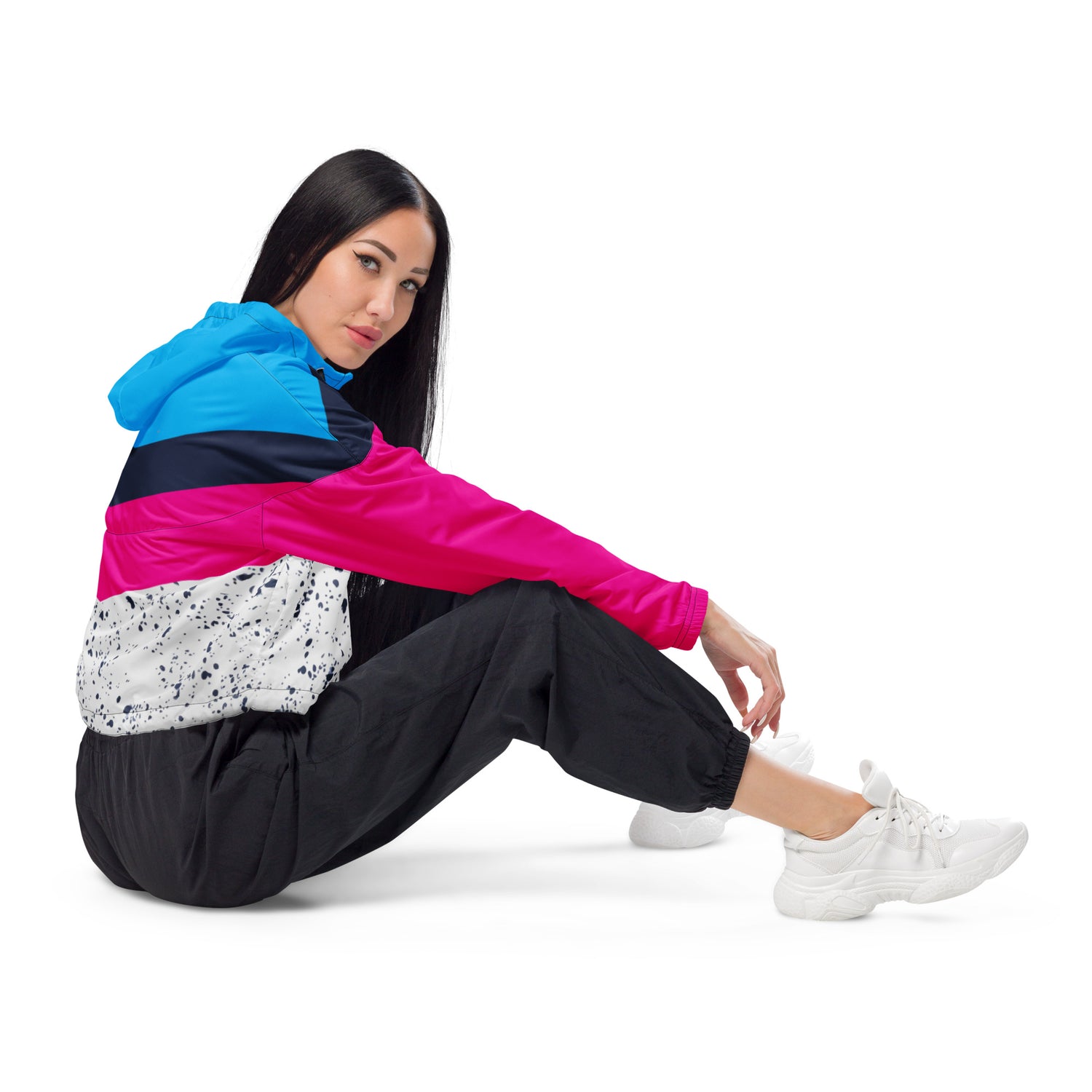 Cortavientos corto Bottoms Up V2 para mujer de Rad Palm