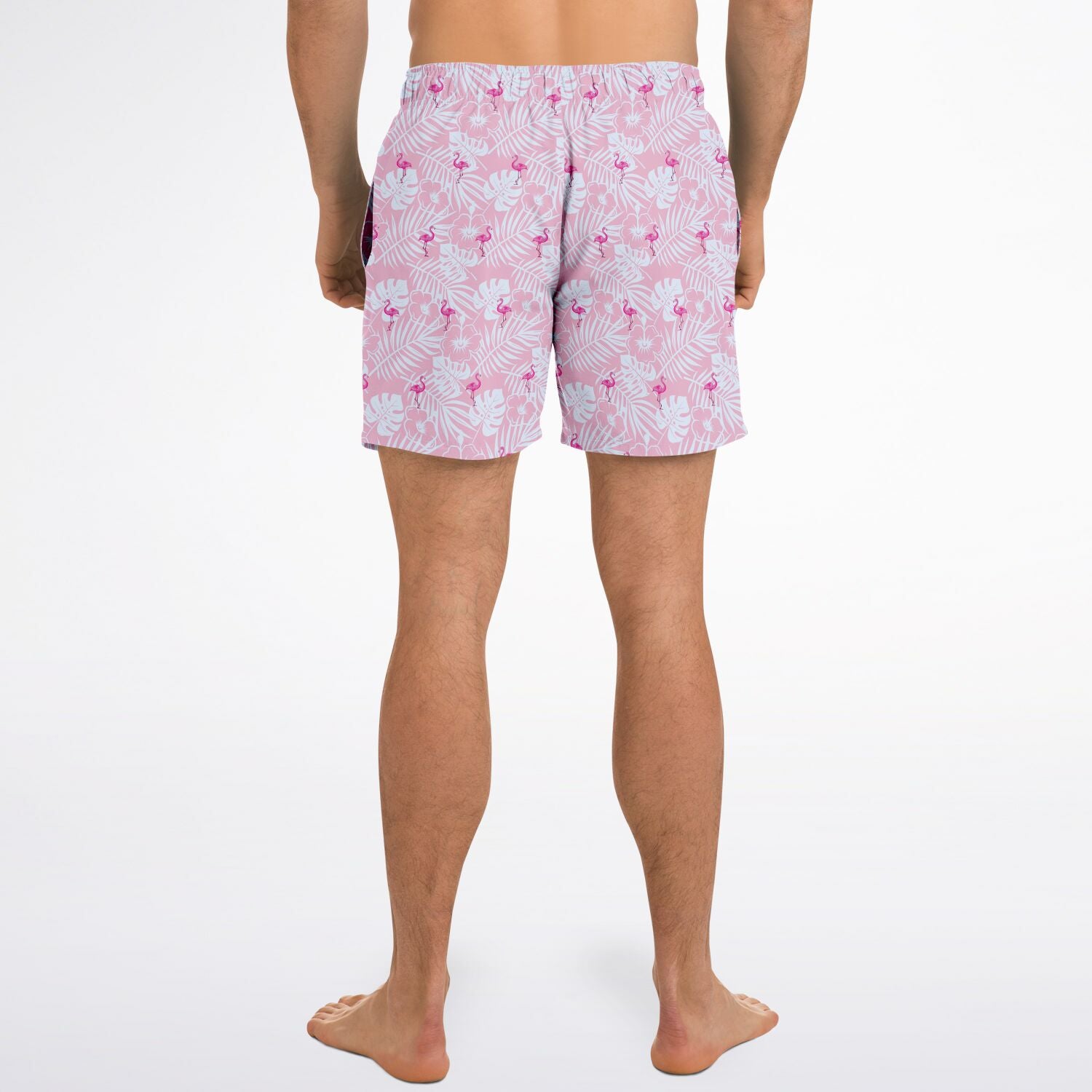Bañador para hombre Rad Palm Party Like A Flock Star Pink