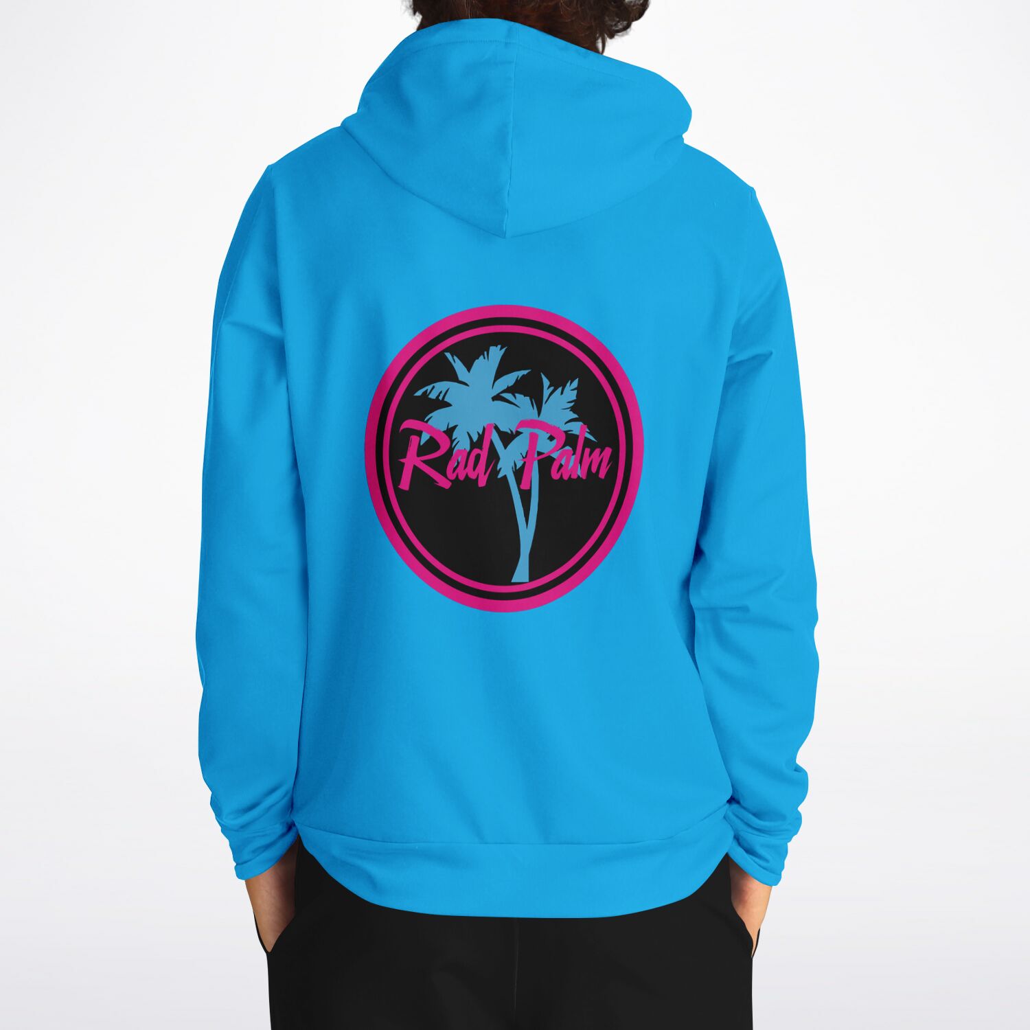 Rad Palm Blue Logo Pullover Hoodie