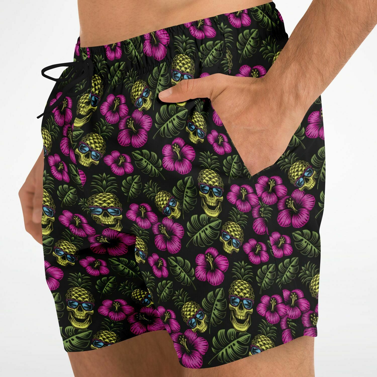 Bañador tipo bóxer para hombre con diseño de cabeza de piña de Rad Palm