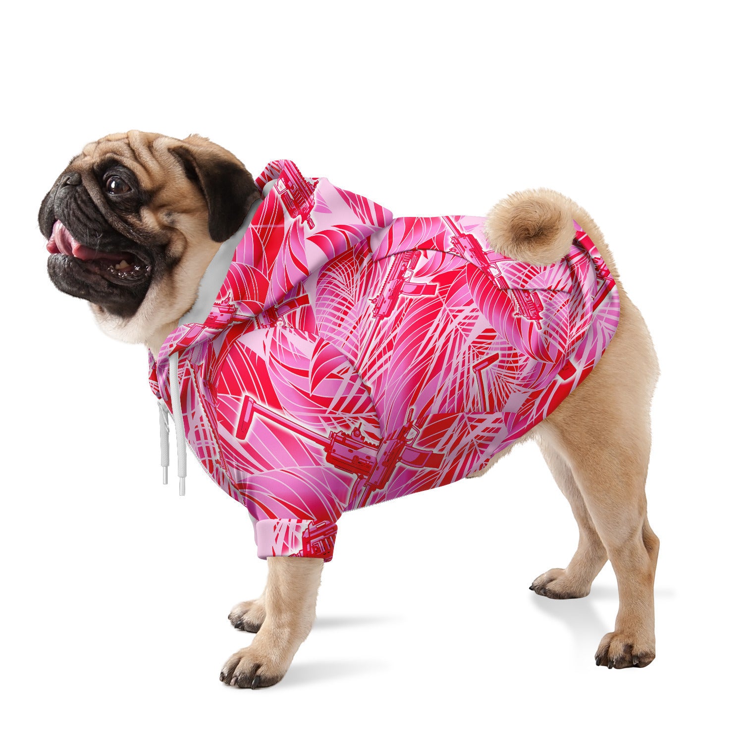 Sudadera con capucha para perros Rad Palm Tropic 7