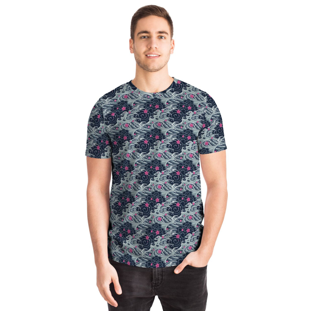 Camiseta unisex con ondas japonesas de Rad Palm