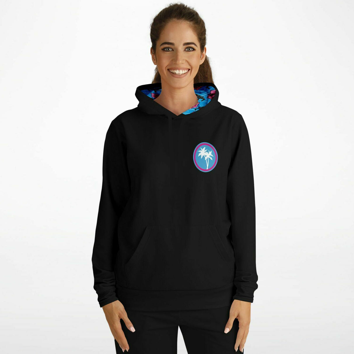 Rad Palm Icon HCH Blue Pullover Hoodie