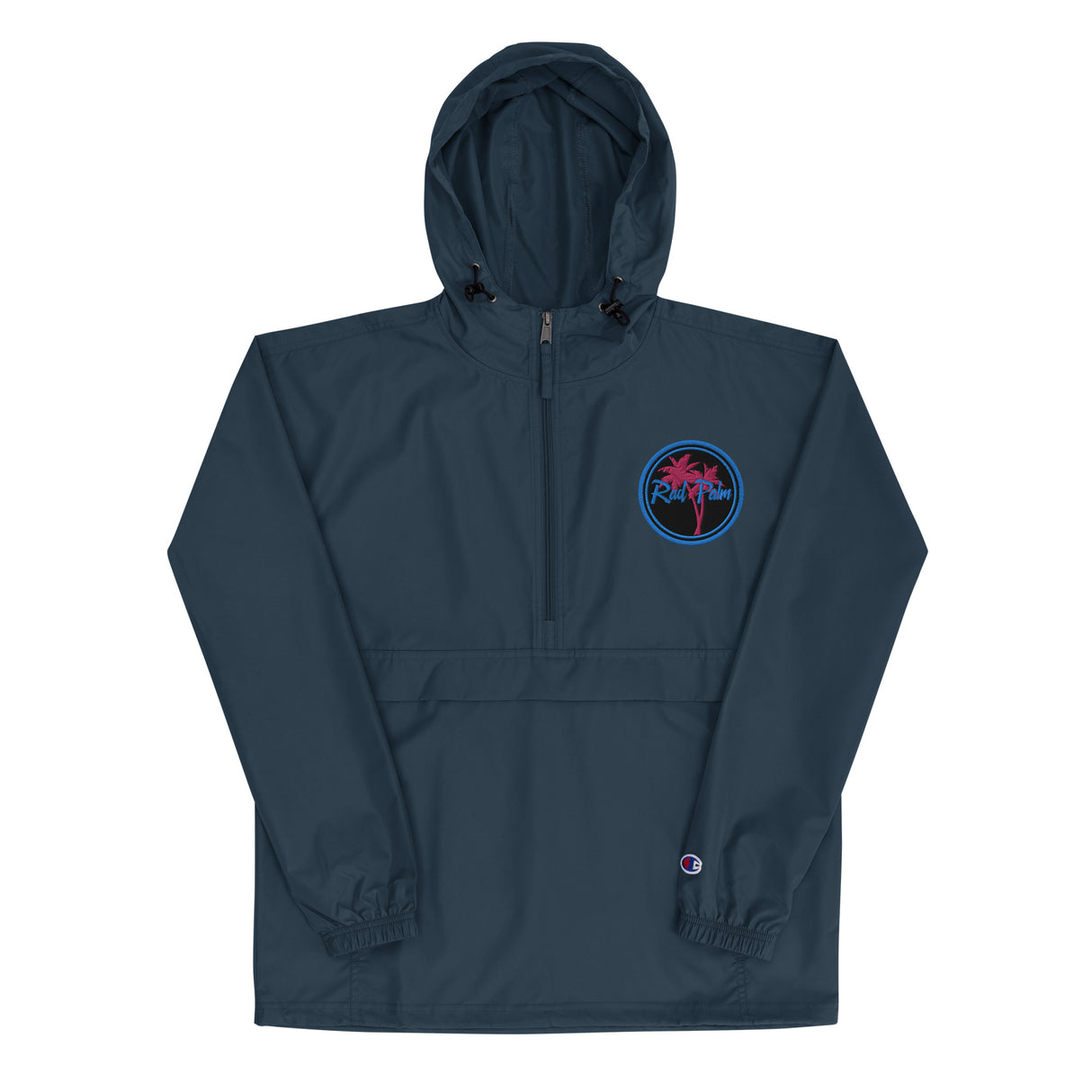 Chaqueta plegable Champion con el logotipo de Rad Palm bordado