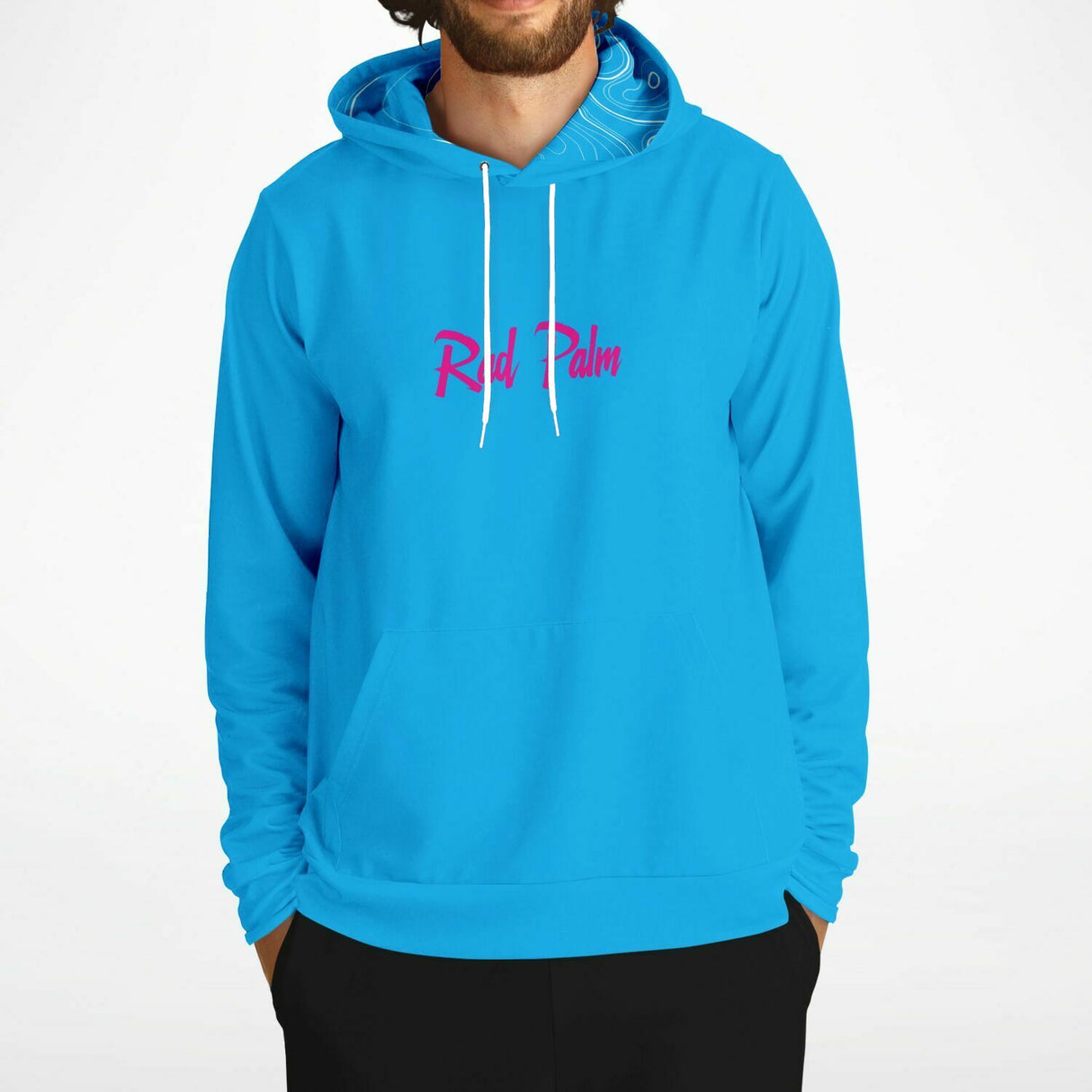 Rad Palm Blue Logo Pullover Hoodie