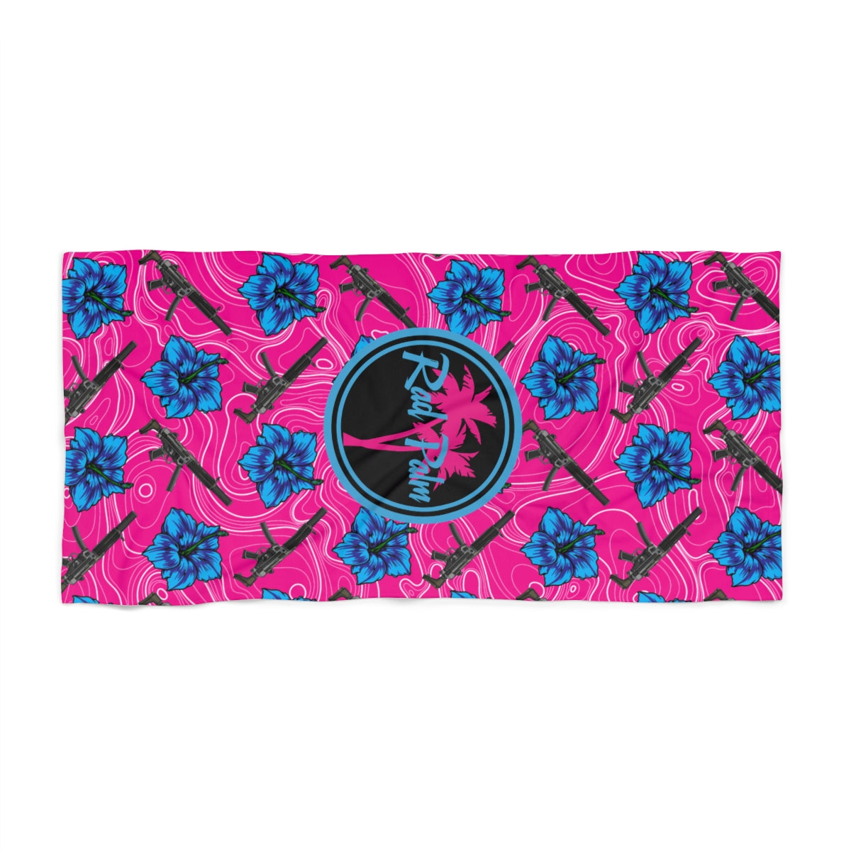 Rad Palm High Capacity Hibiscus Beach Towel