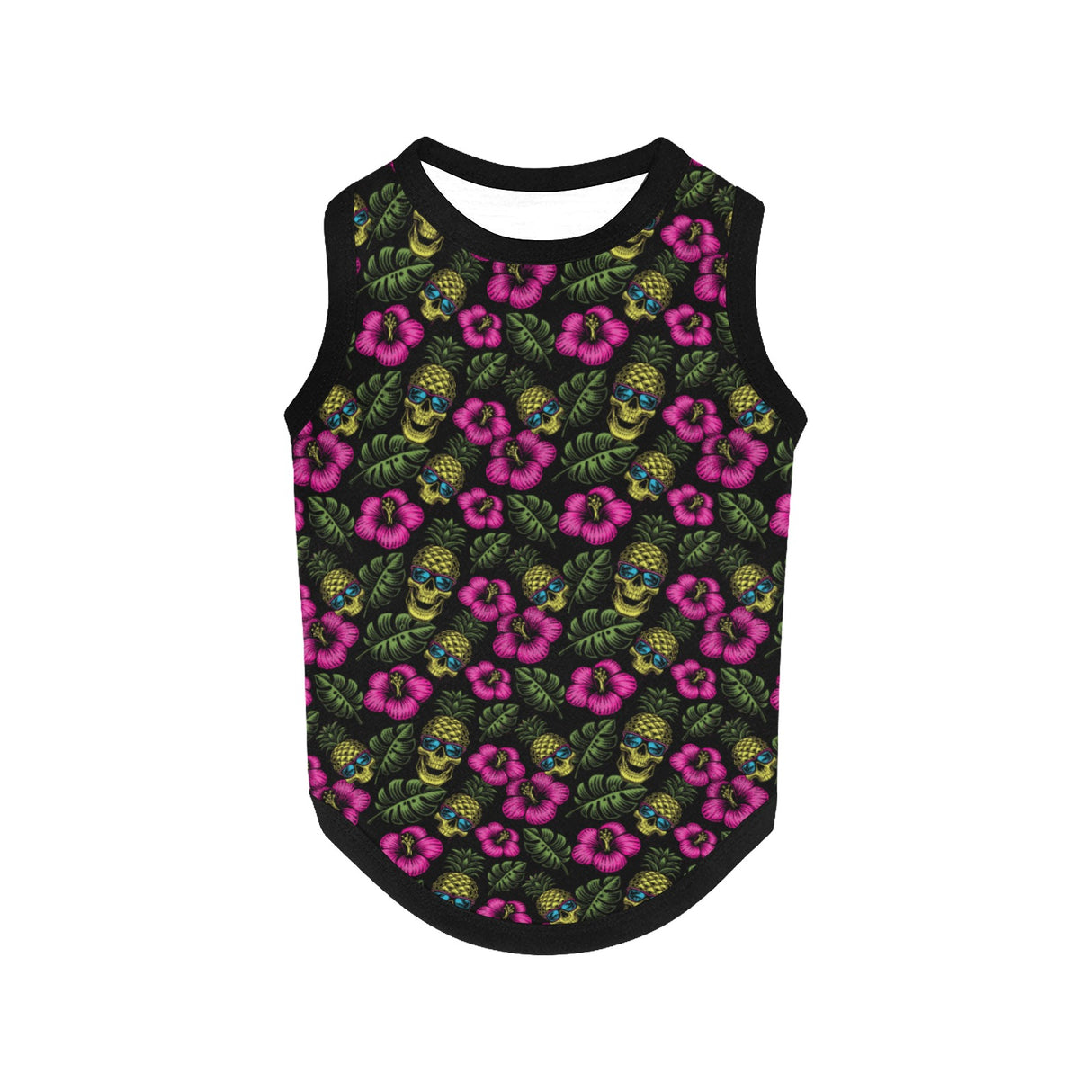 Camiseta sin mangas con diseño de perro Rad Palm