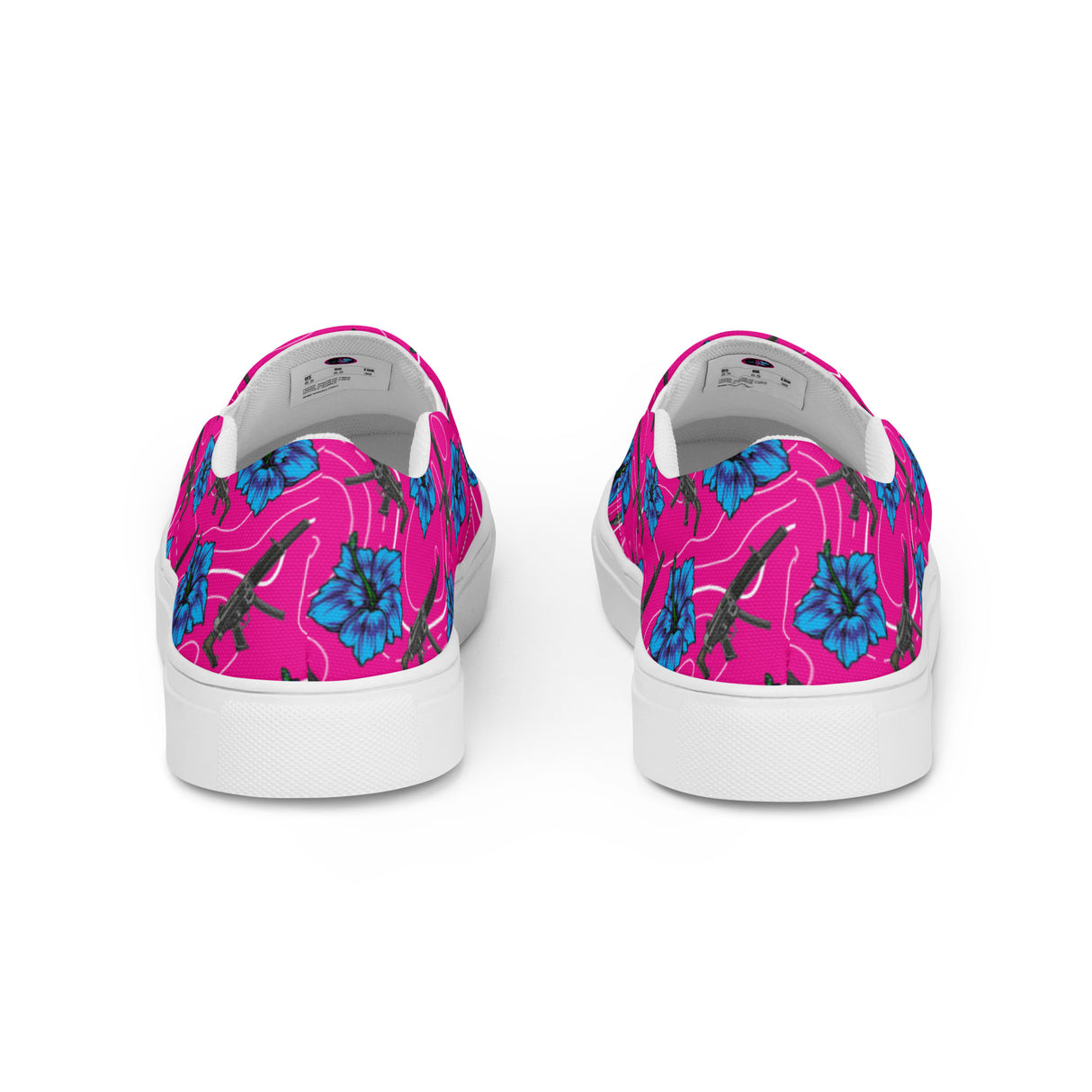 Zapatos de lona sin cordones para hombre Rad Palm High Capacity Hibiscus