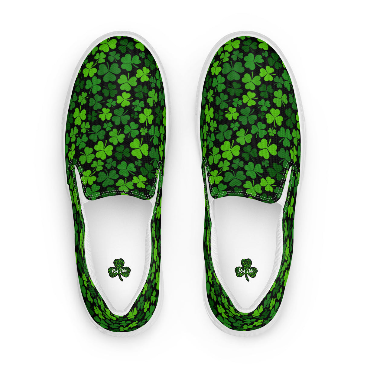 Zapatos de lona sin cordones para hombre con motivo del Día de San Patricio de Rad Palm