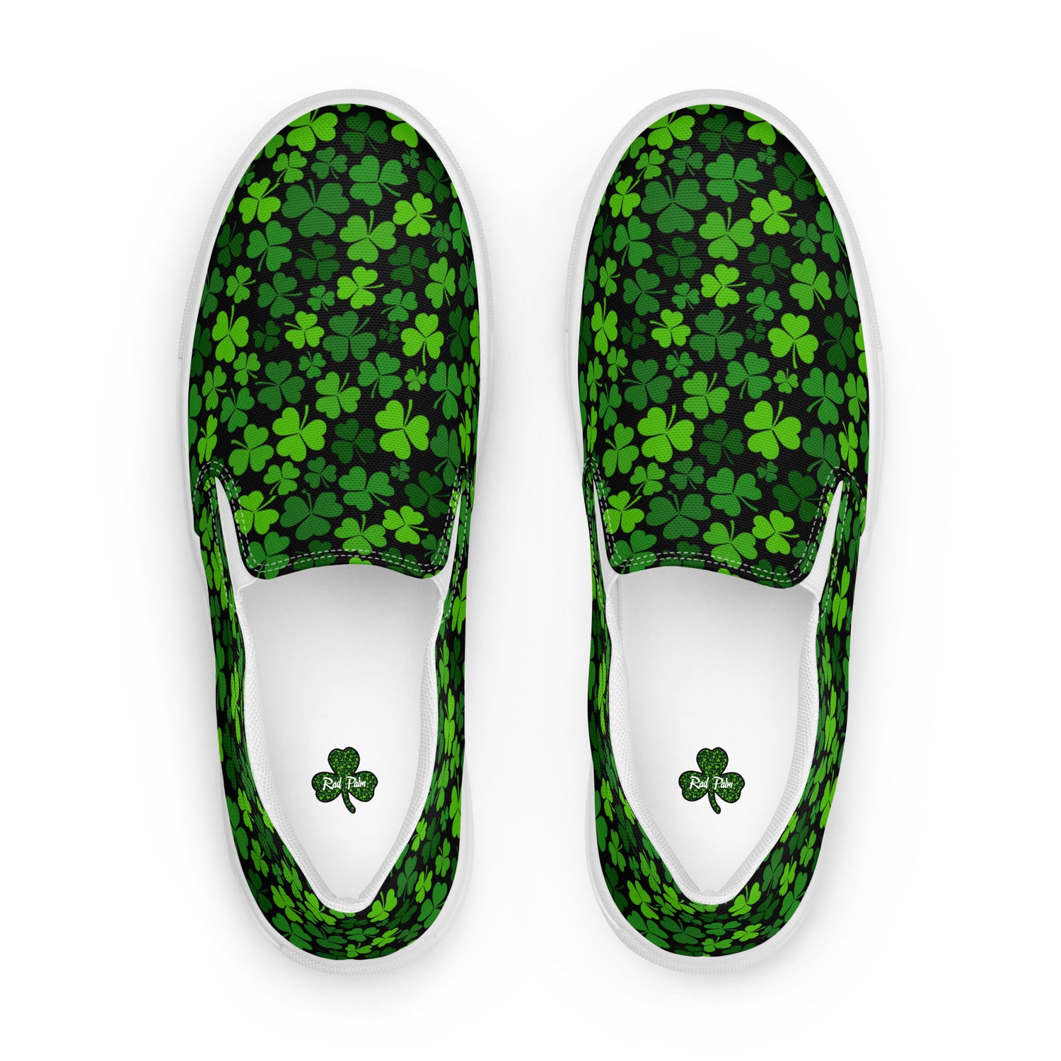 Zapatos de lona sin cordones para hombre con motivo del Día de San Patricio de Rad Palm