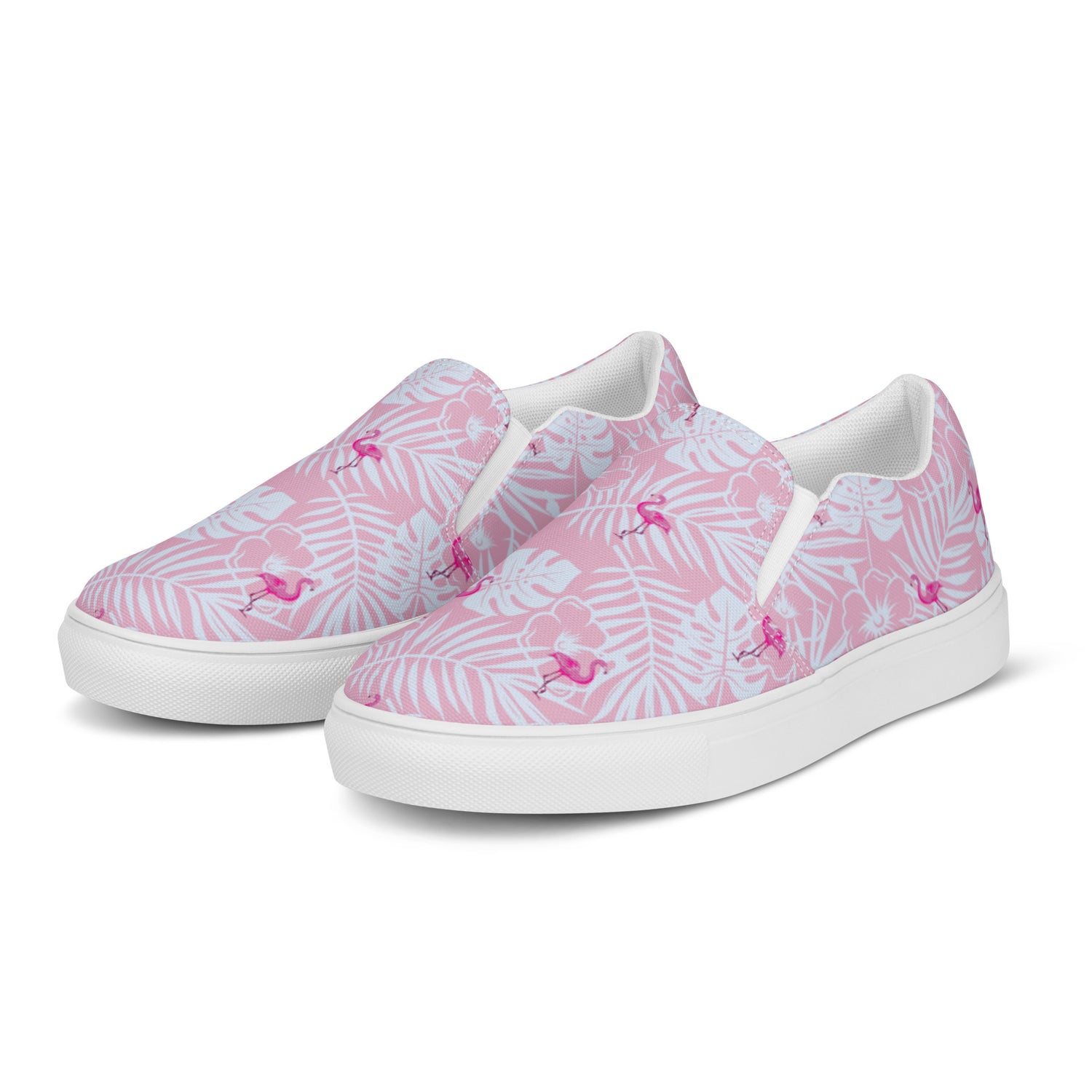 Zapatos de lona sin cordones para hombre Rad Palm Party Like A Flockstar en color rosa