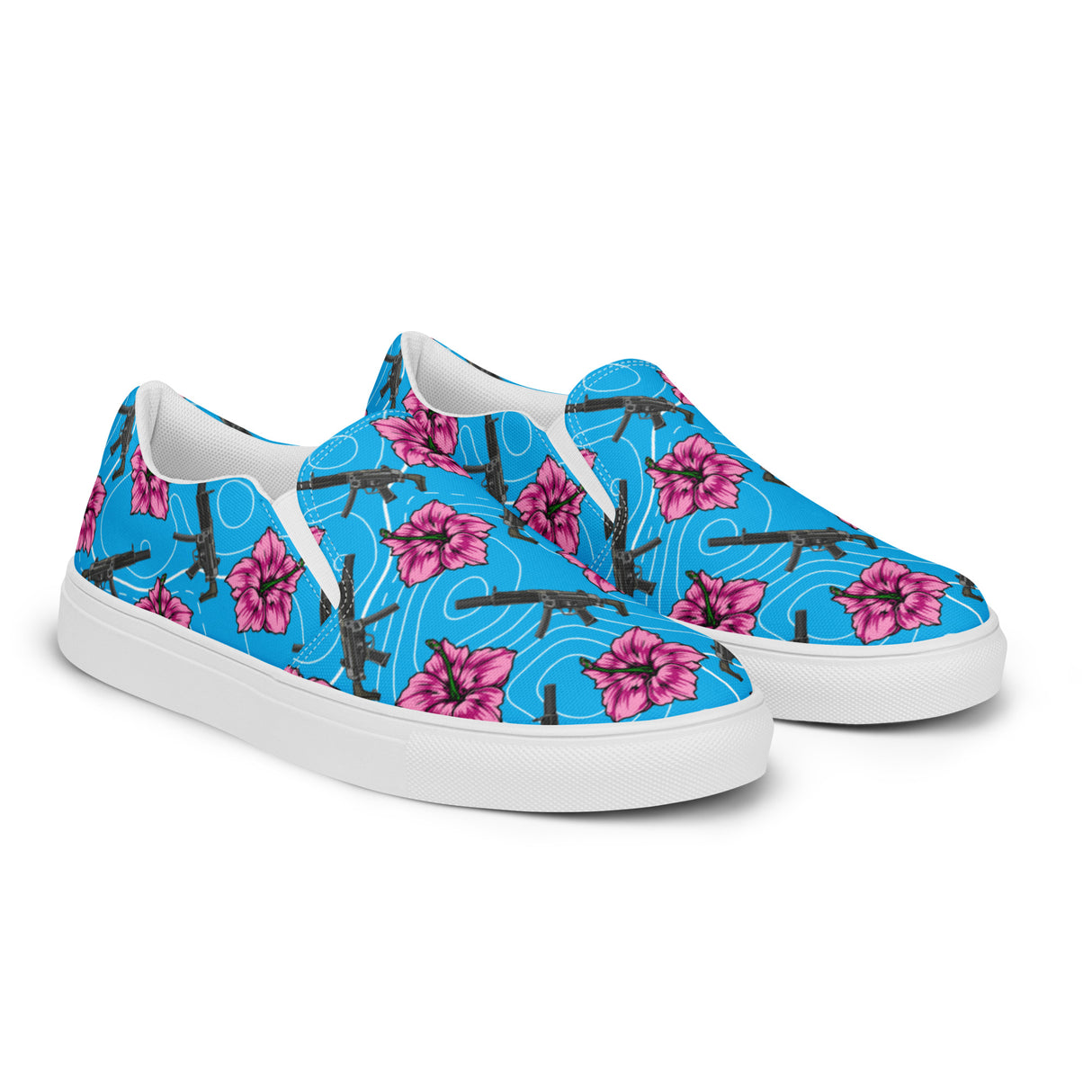 Zapatos sin cordones Hibiscus de gran capacidad para hombre de Rad Palm