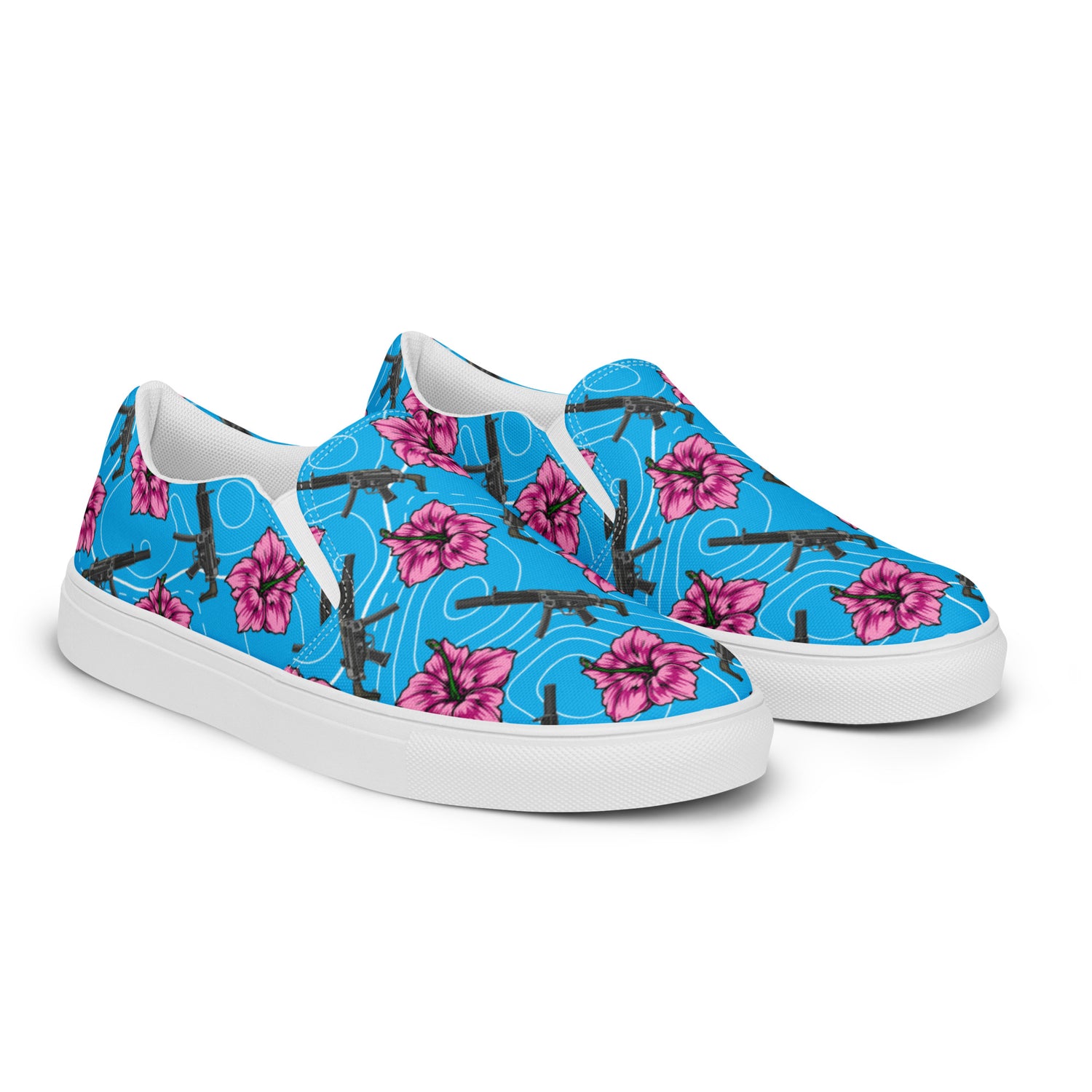 Zapatos sin cordones Hibiscus de gran capacidad para hombre de Rad Palm