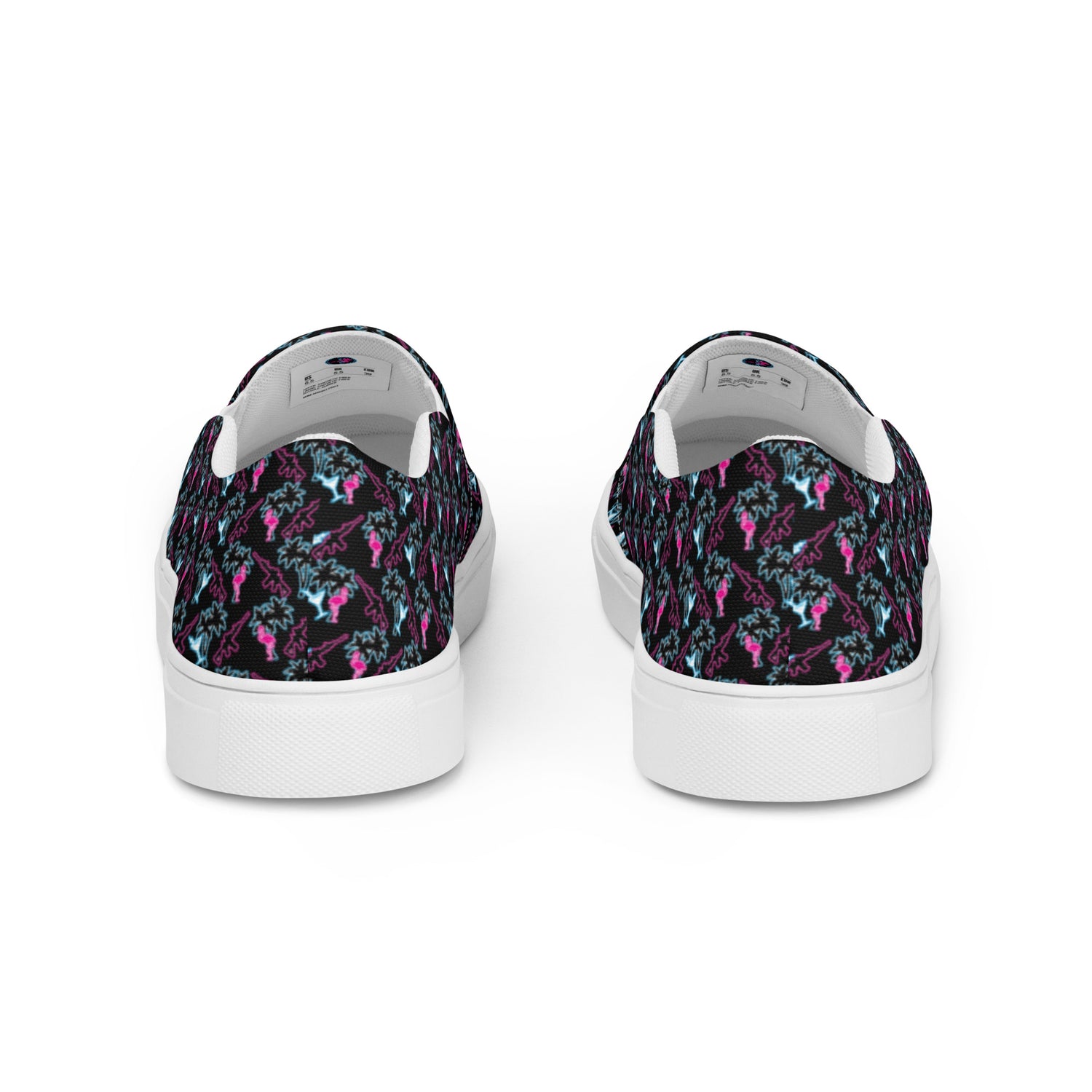 Zapatos de lona sin cordones Rad Palm Neon Attack para mujer
