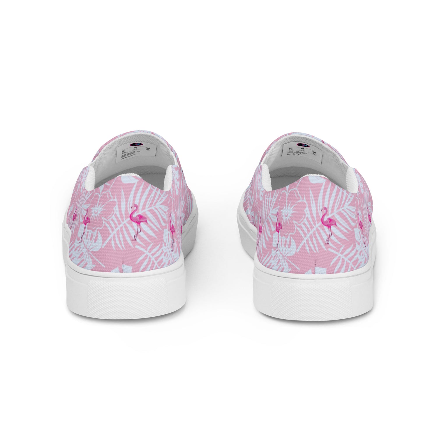 Zapatos de lona sin cordones para mujer Rad Palm Party Like A Flockstar en color rosa