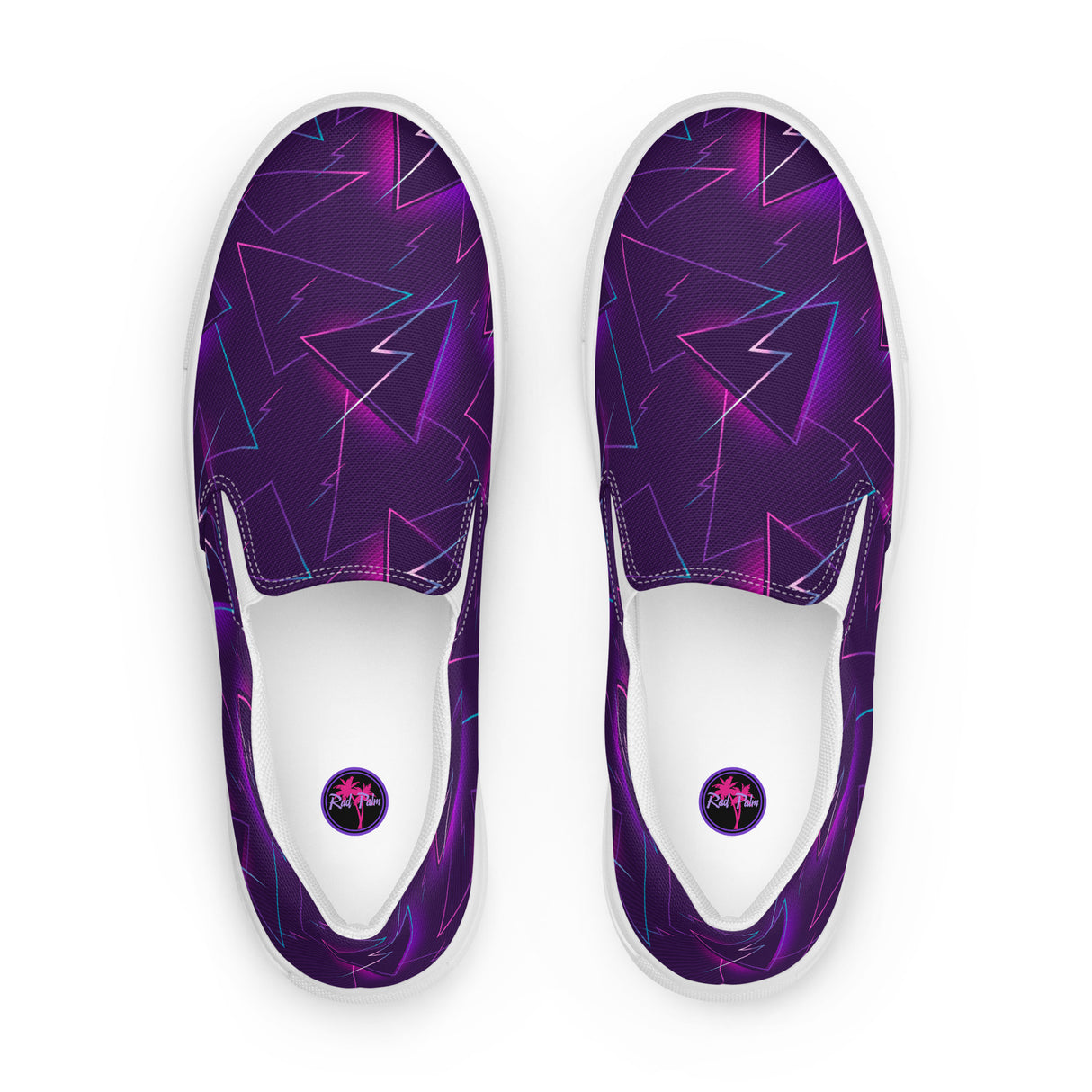 Zapatillas de lona sin cordones para mujer Rad Palm Skate Night