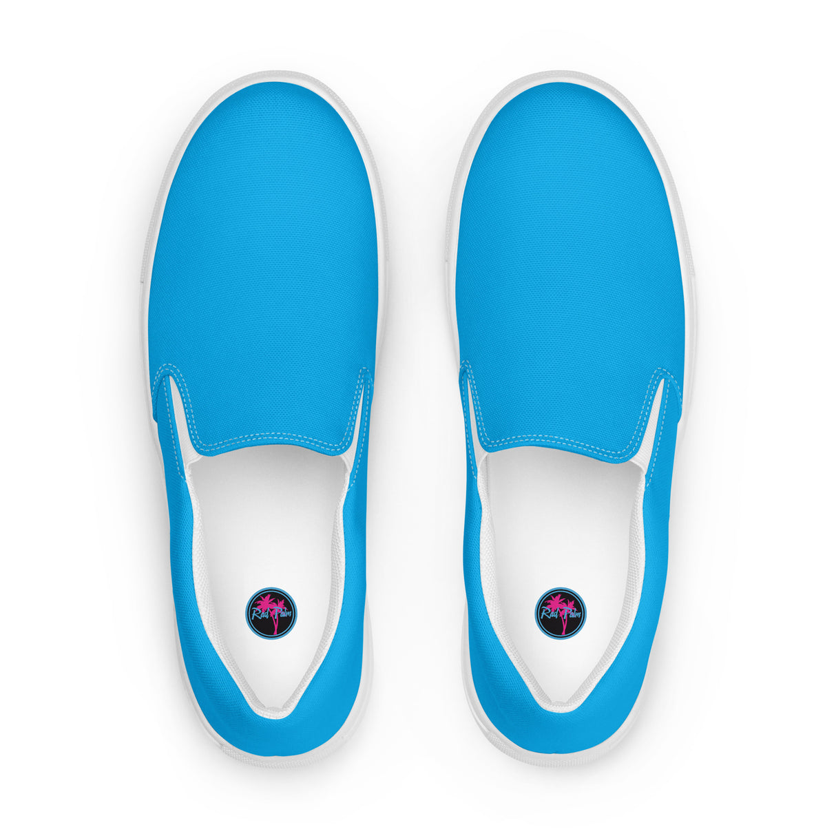 Zapatos de lona sin cordones para mujer en color azul Rad Palm