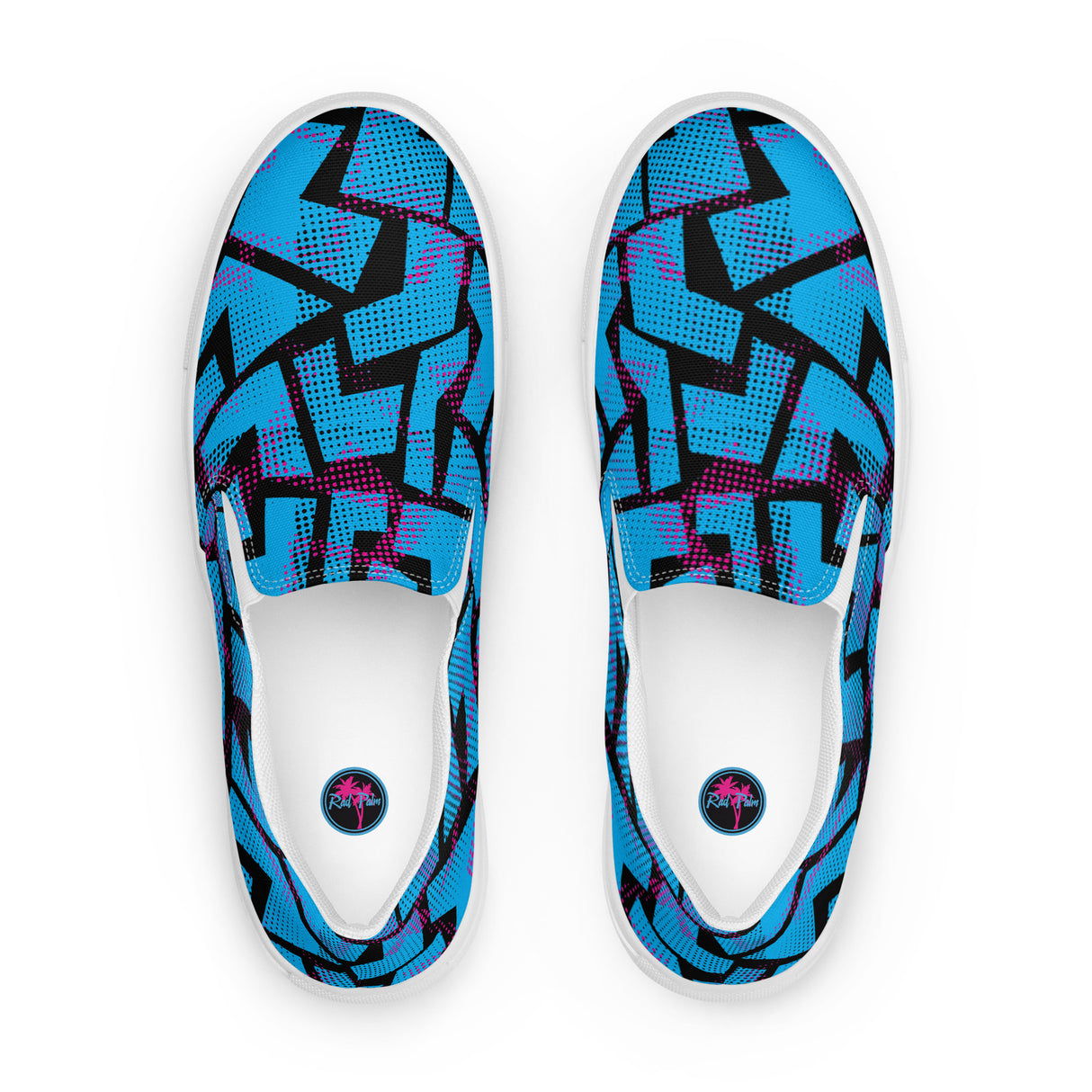 Rad Palm 2023 Blue Women’s Slip-On Canvas Shoes