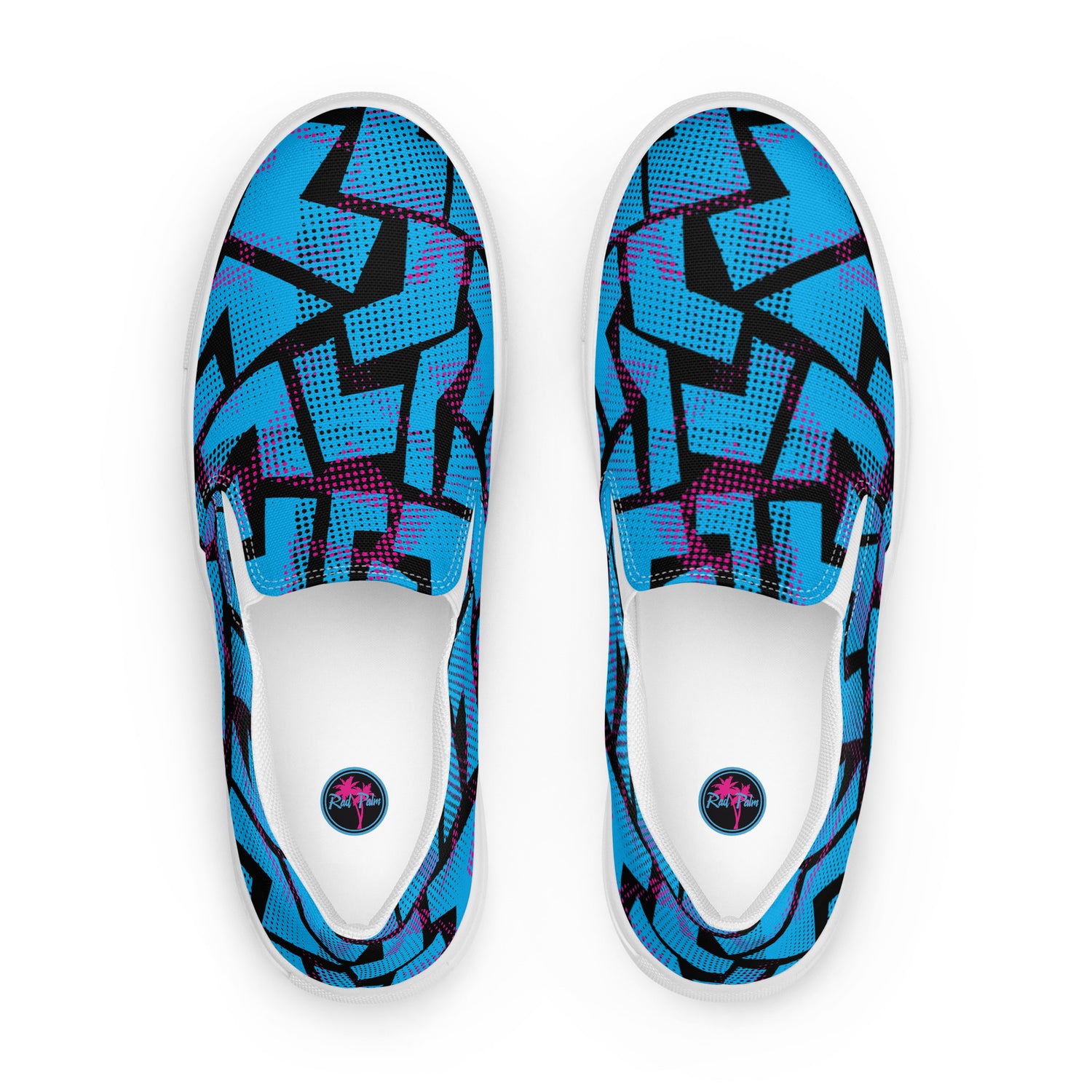 Rad Palm 2023 Blue Women’s Slip-On Canvas Shoes
