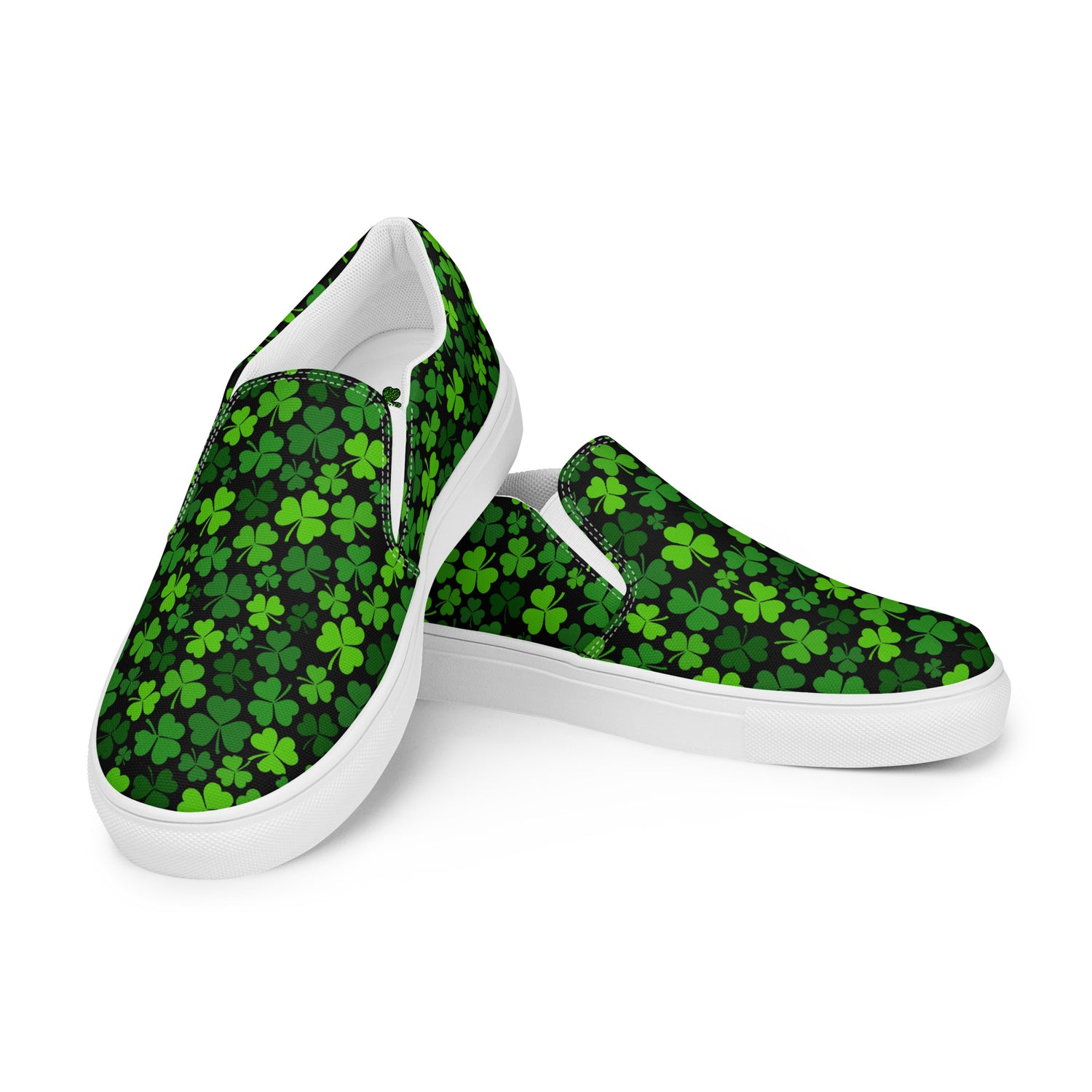 Zapatos de lona sin cordones para mujer con motivo del Día de San Patricio de Rad Palm