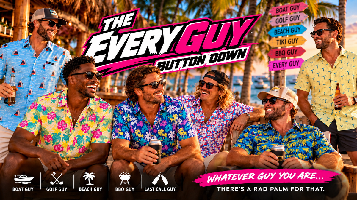 THE EVERY GUY BUTTON DOWN™