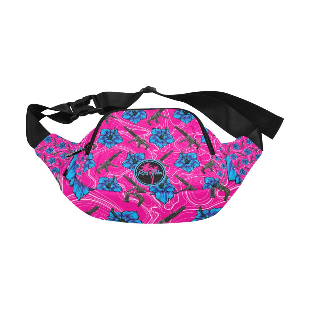 High Capacity Hibiscus Fanny Pack