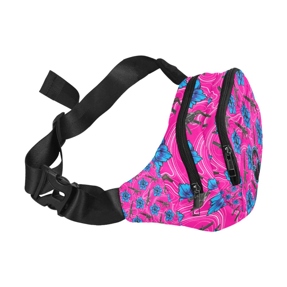 High Capacity Hibiscus Fanny Pack