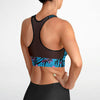 Frontline Flamingo Mesh Padded Sports Bra